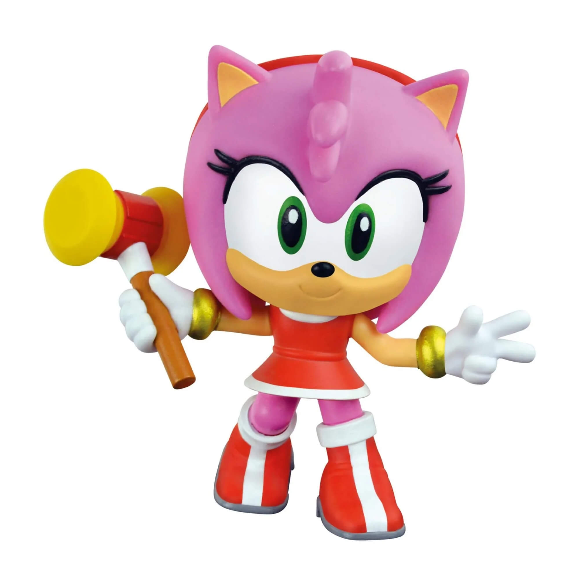 Fandom Box Turma do Sonic - Amy Rose Boneco Colecionável Vinil Atóxico Lider - 3503