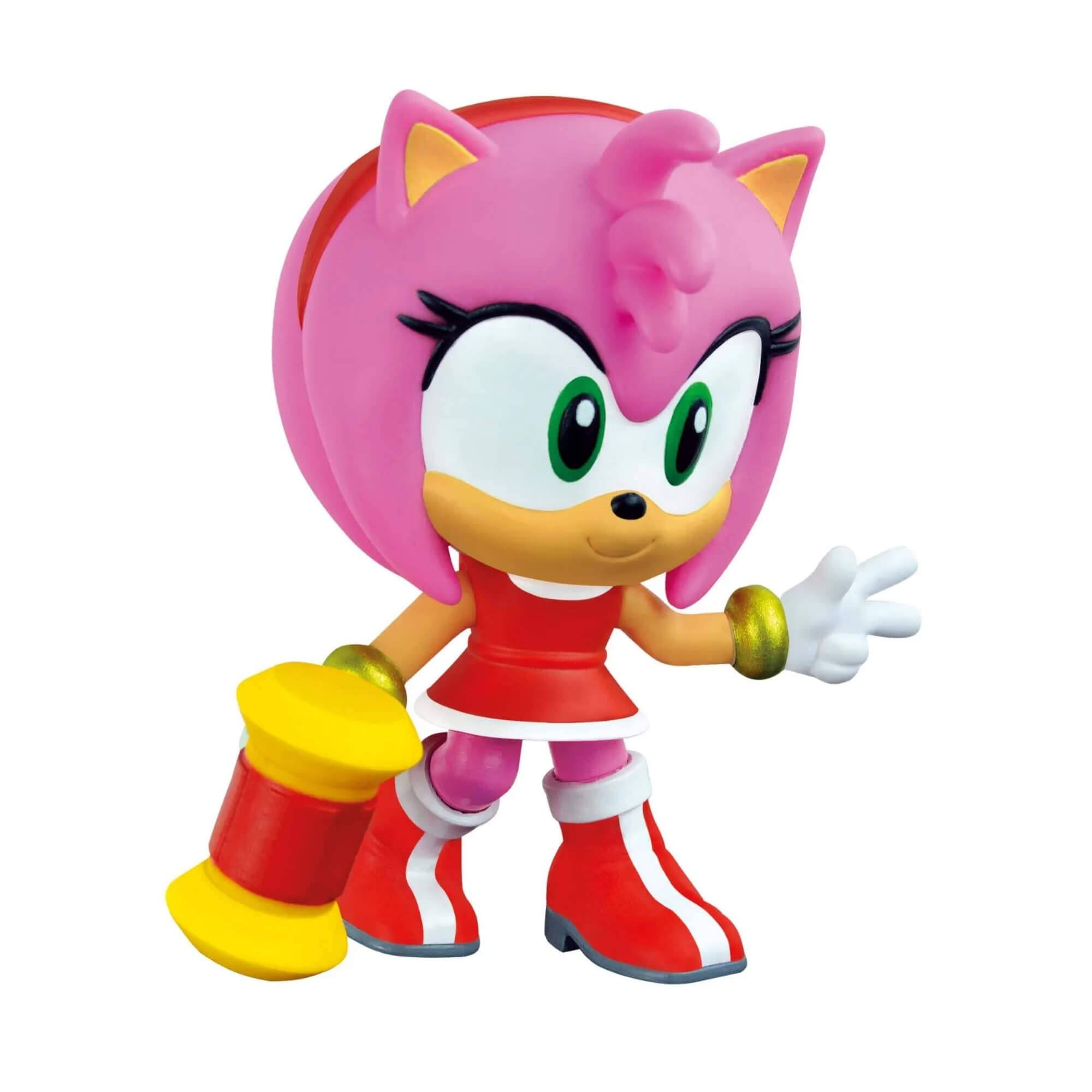Fandom Box Turma do Sonic - Amy Rose Boneco Colecionável Vinil Atóxico Lider - 3503