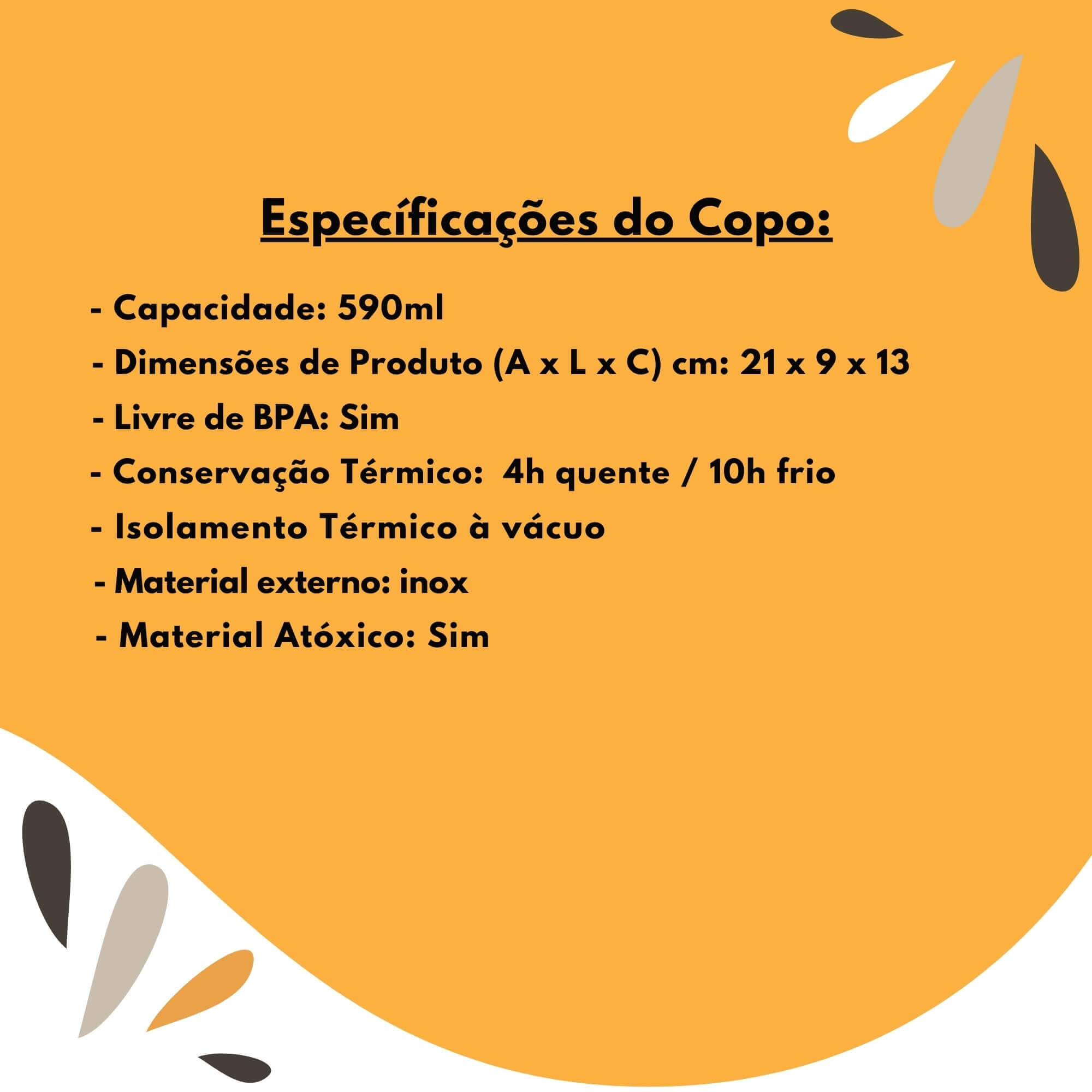 COMP Kit 2 Copos Térmicos Moove Cinza 590ml + 1 Caixa Térmica SUV 20L Vermelha Termolar