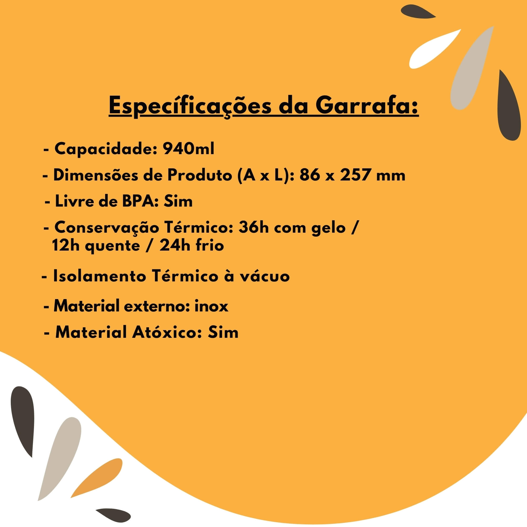 COMP Kit 2 Garrafas Térmicas Moove Preto Degradê 940ml + 1 Caixa Térmica SUV 20L Vermelha Termolar