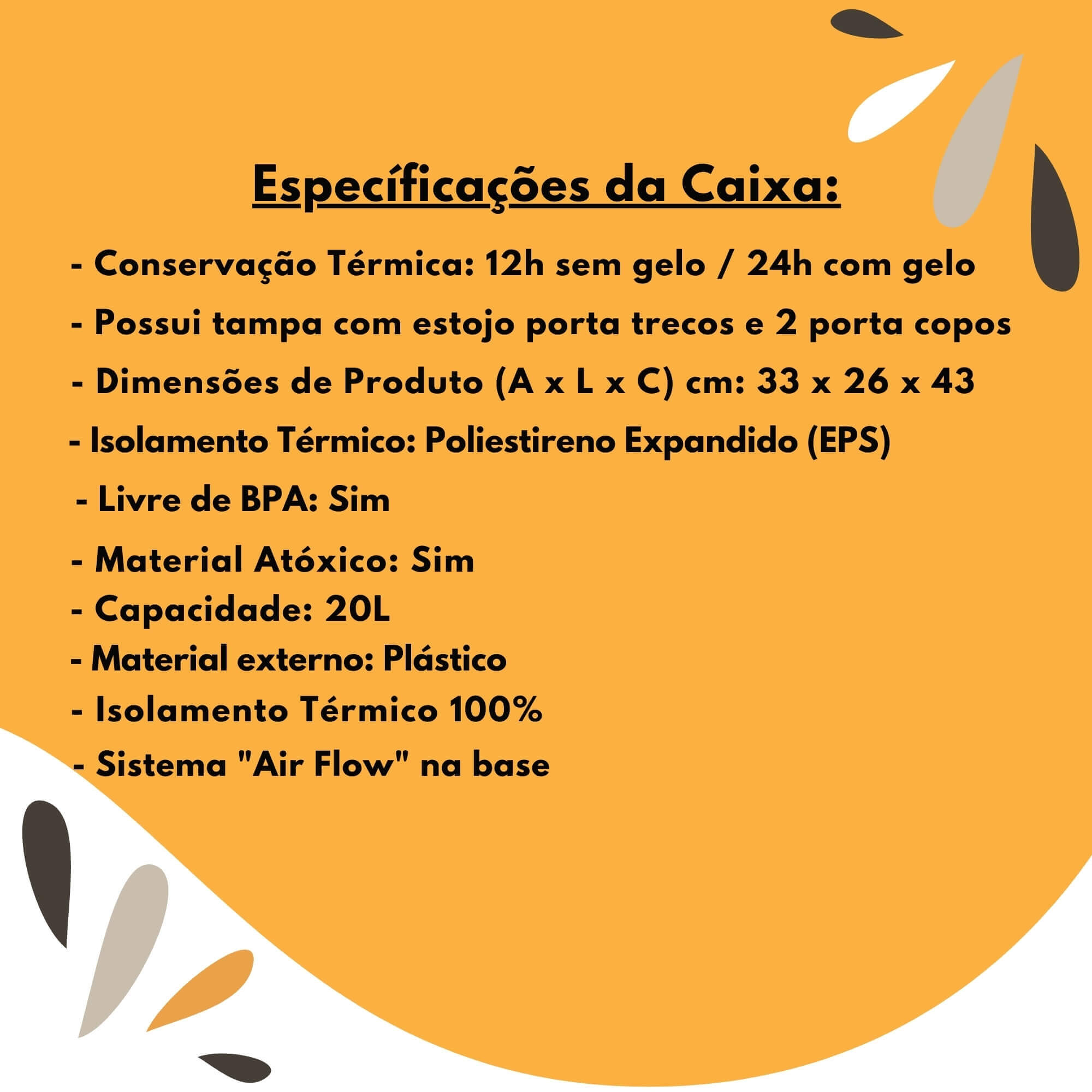 COMP Kit 2 Garrafas Térmicas Moove Preto Degradê 940ml + 1 Caixa Térmica SUV 20L Vermelha Termolar