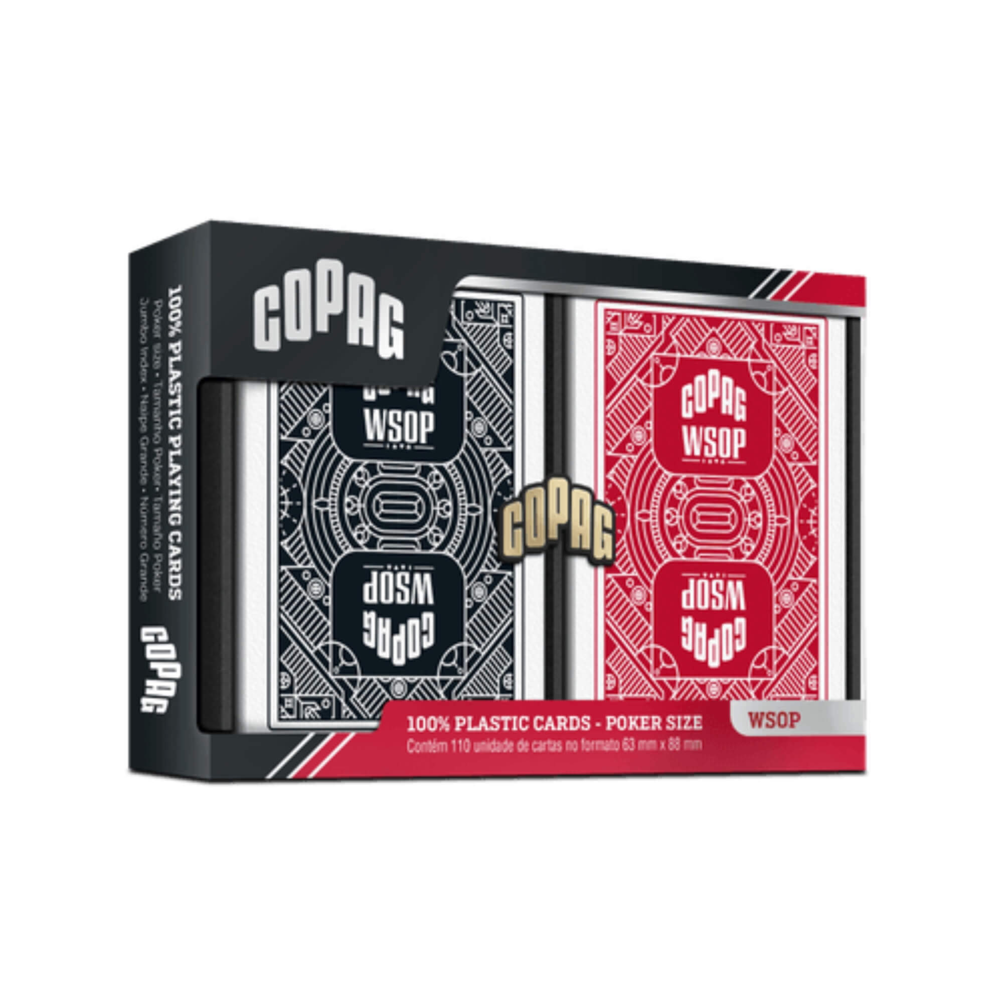 Jogo de Cartas Baralho WSOP Duplo 110 Cartas Copag - 34597