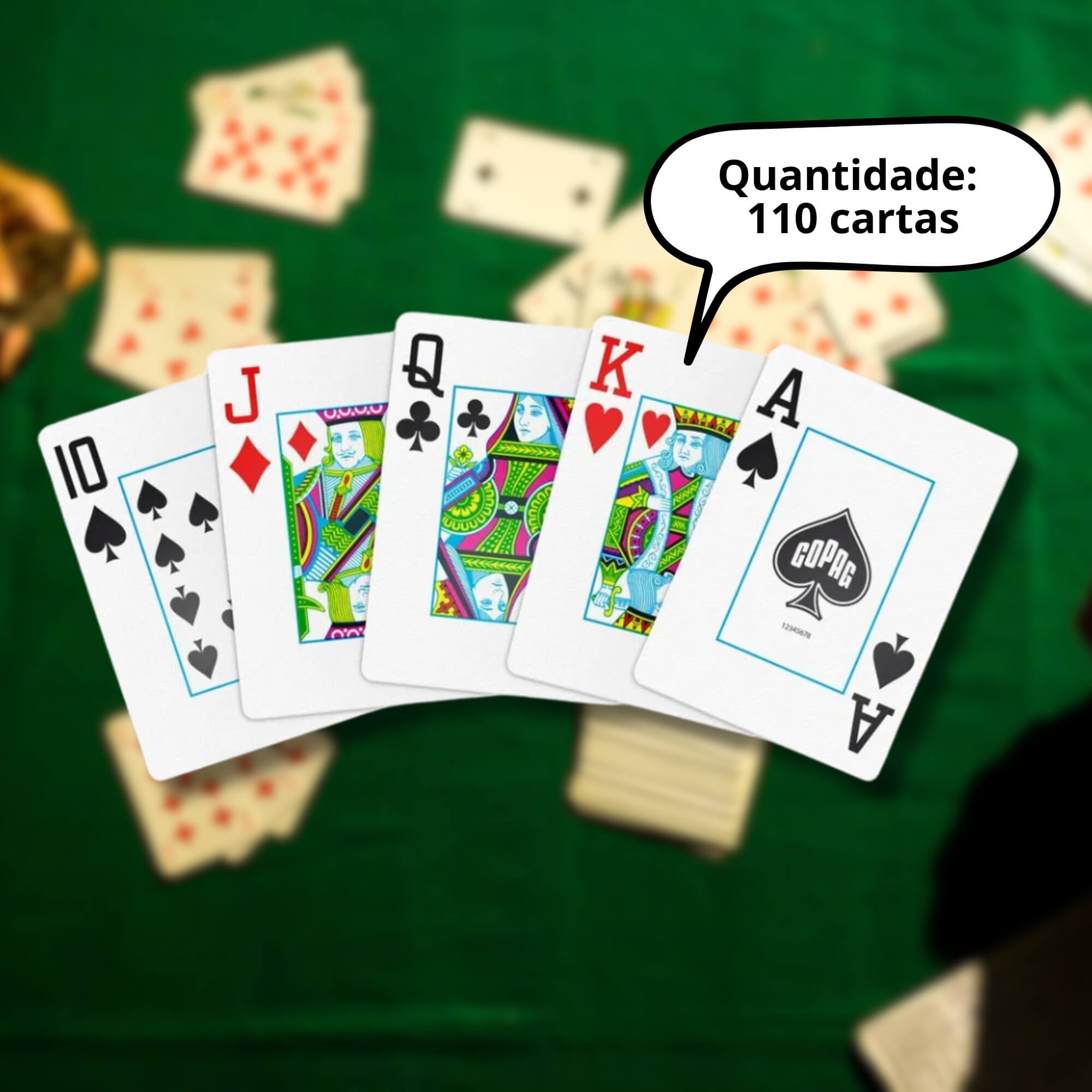 Jogo de Cartas Baralho WSOP Duplo 110 Cartas Copag - 34597