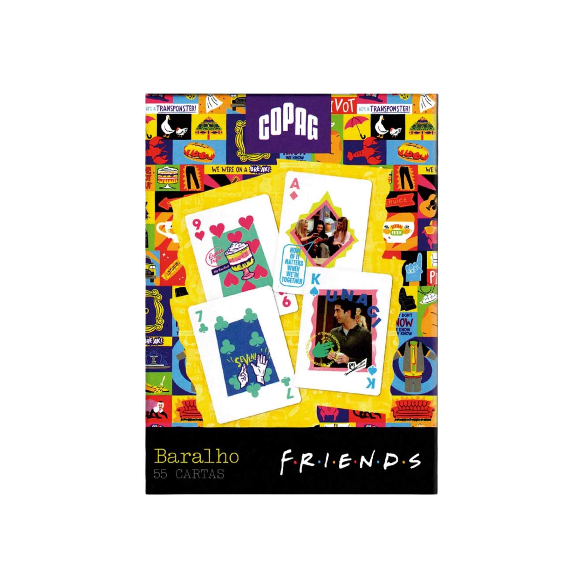 Jogo de Cartas Baralho Friends 55 Cartas Copag - 34603