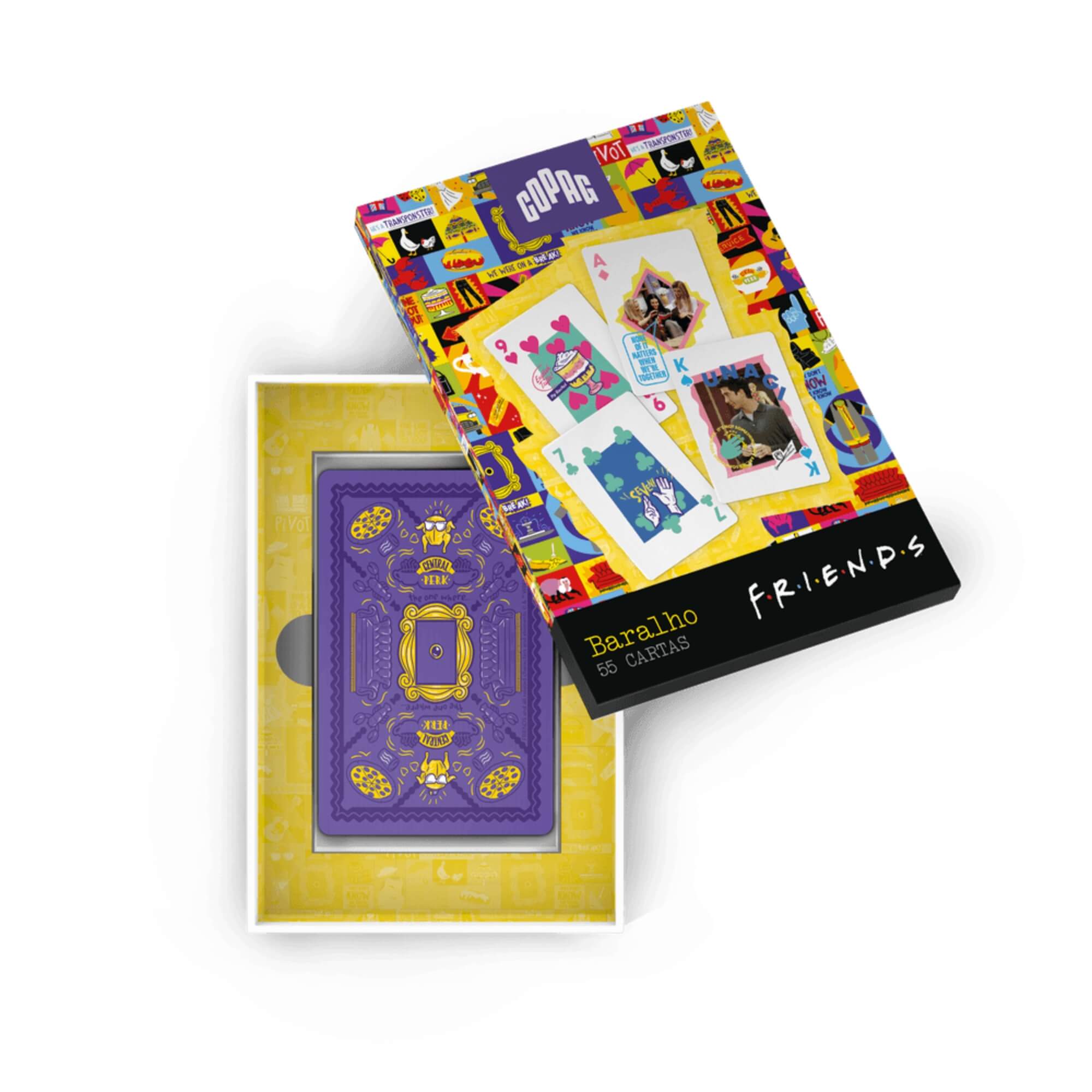 Jogo de Cartas Baralho Friends 55 Cartas Copag - 34603