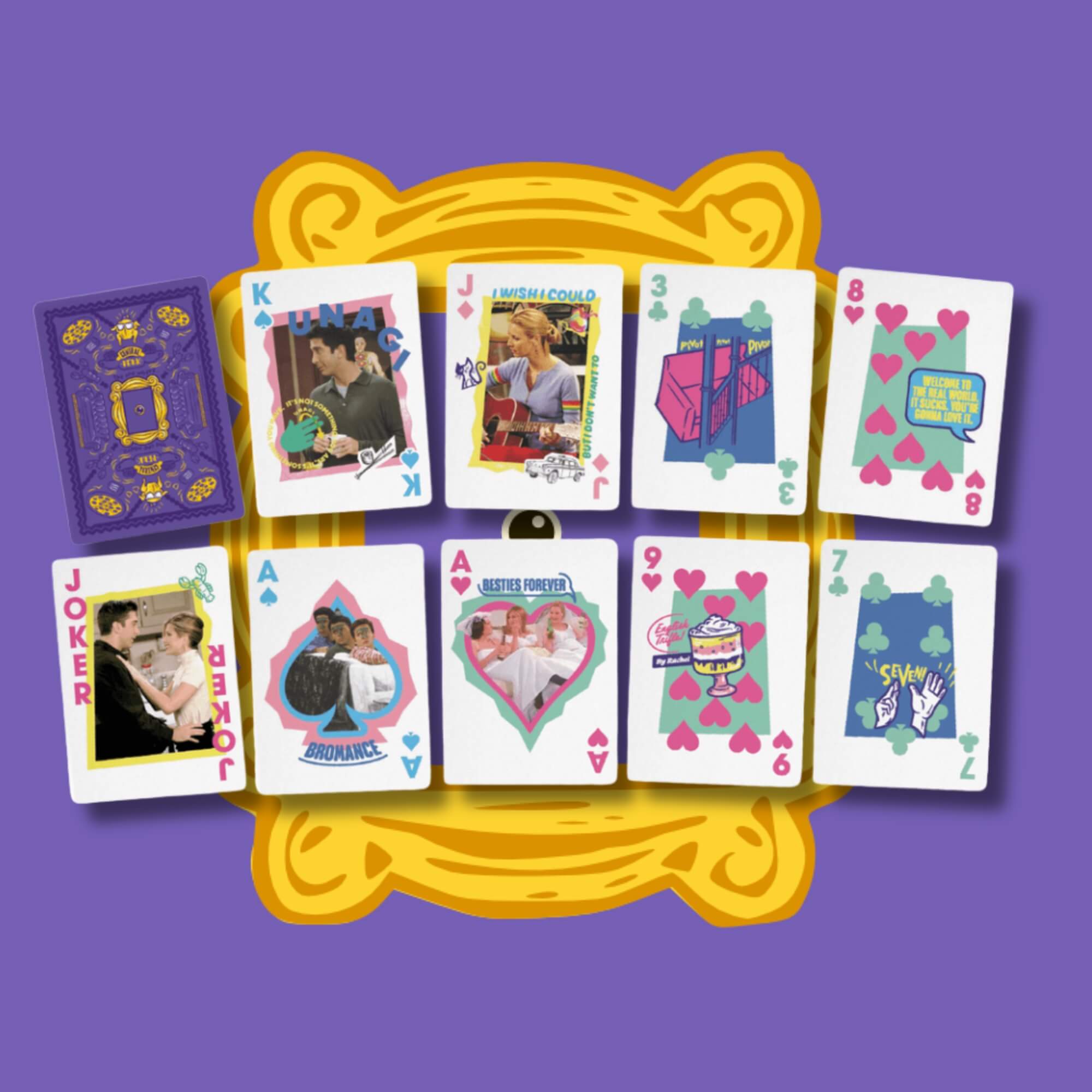 Jogo de Cartas Baralho Friends 55 Cartas Copag - 34603