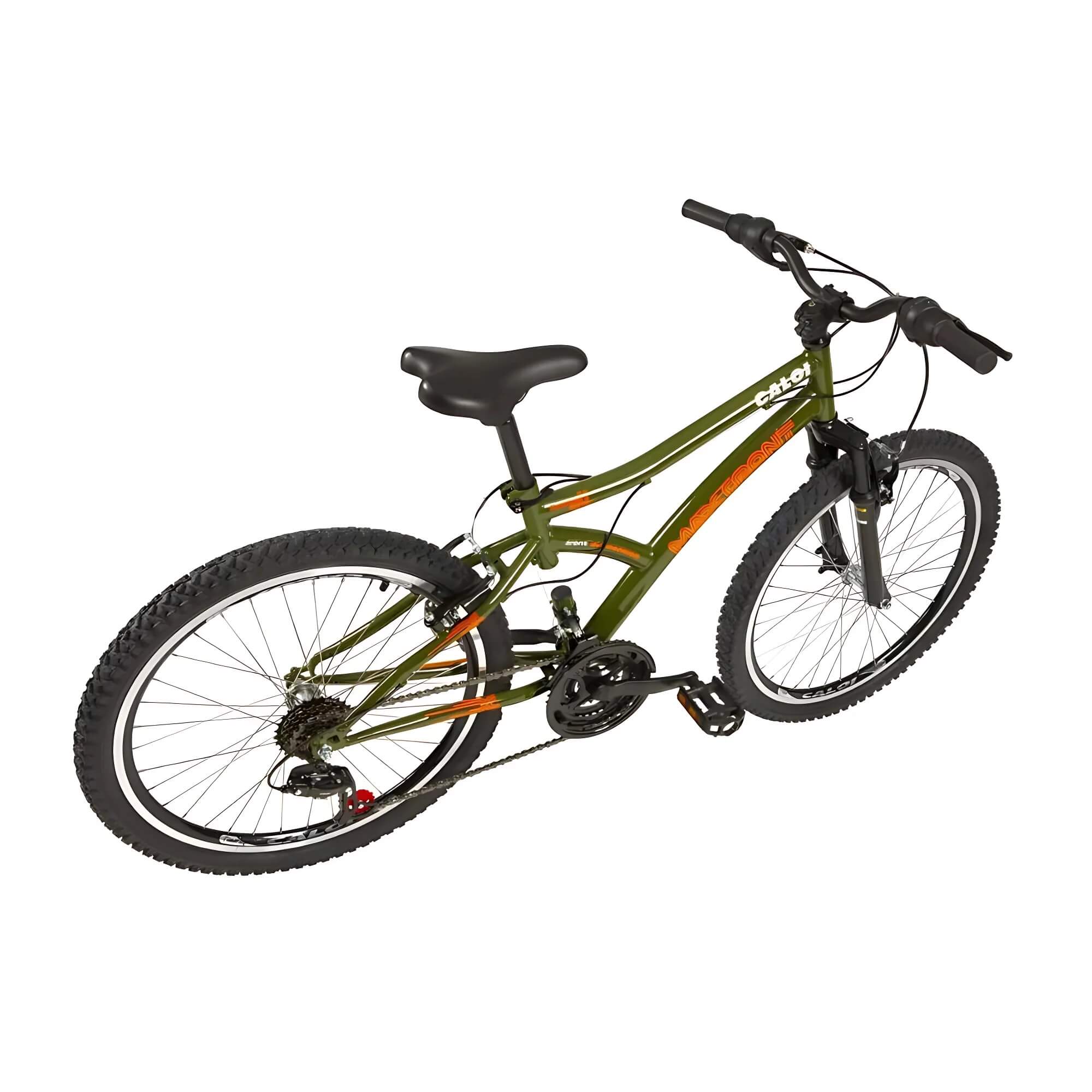 Bicicleta Infantil Max Front Aro 24" em Alumínio na cor Verde A21 T15R24V21 Caloi - 004298.19008