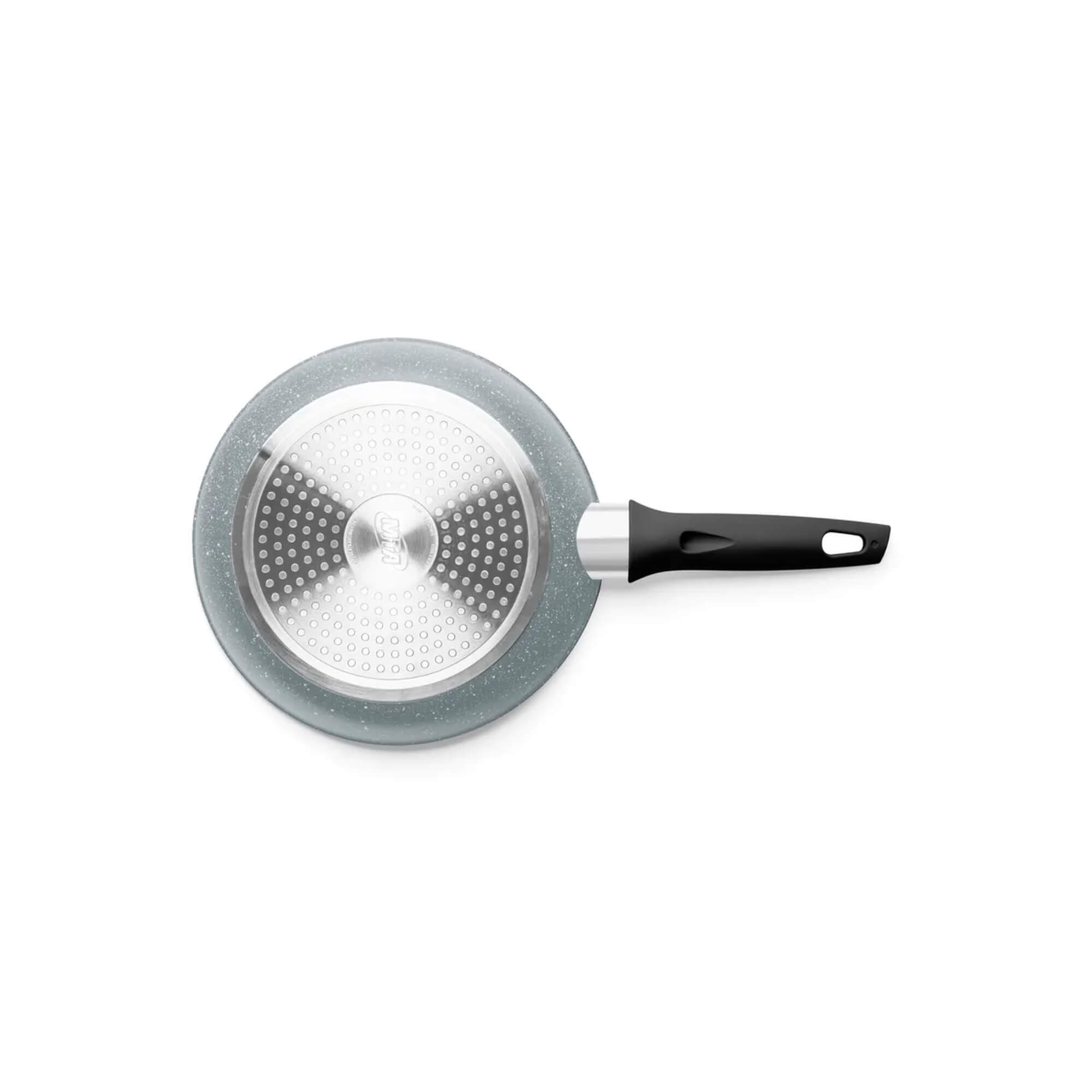 Jogo de Panelas 5 Peças Linha Carmela Ceramic-Flon cor Cinza MTA - 8427