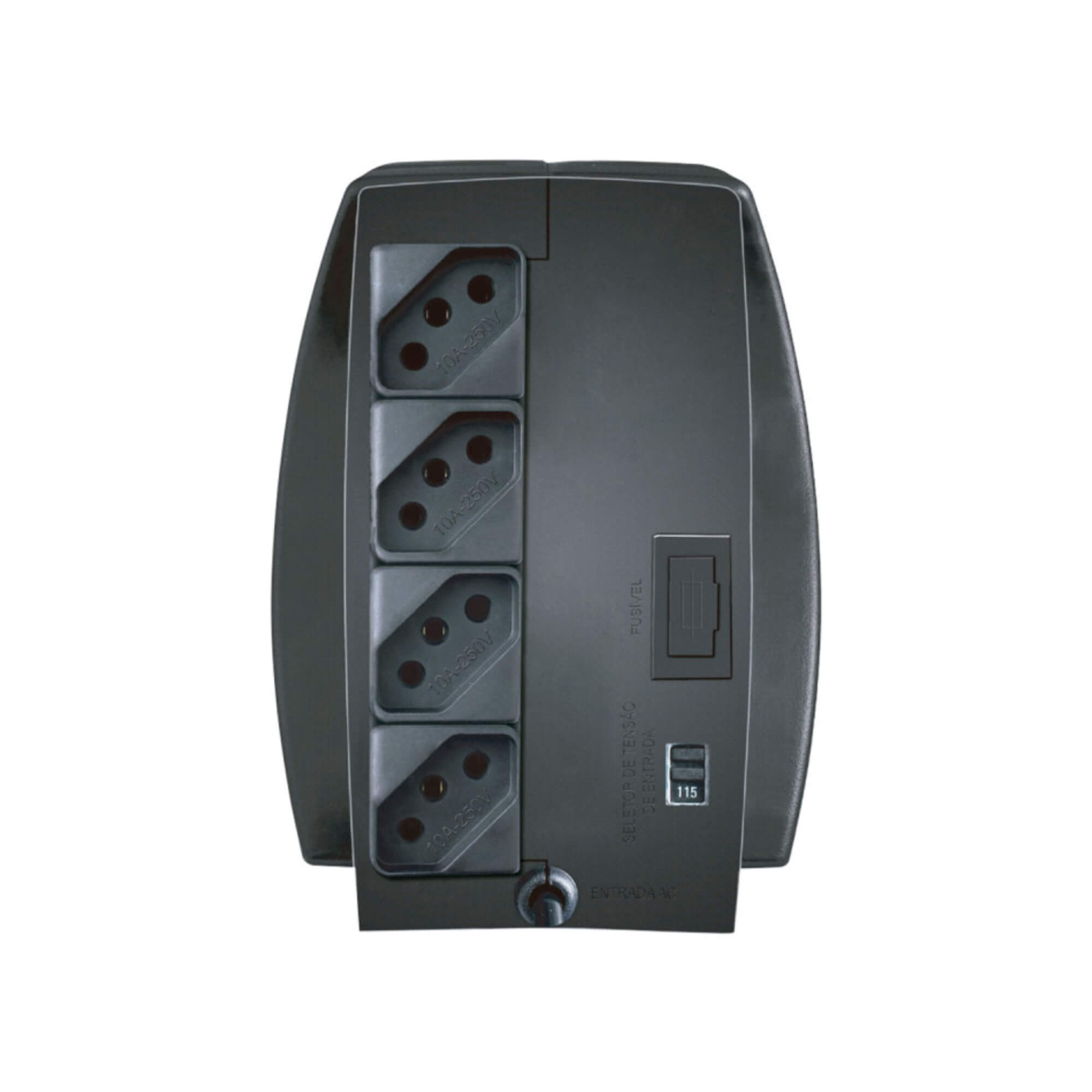 Estabilizador ES-300VA BM Entrada Bivolt Manual Saída 115V 4 Tomadas Preto C3 Tech - 316020040100
