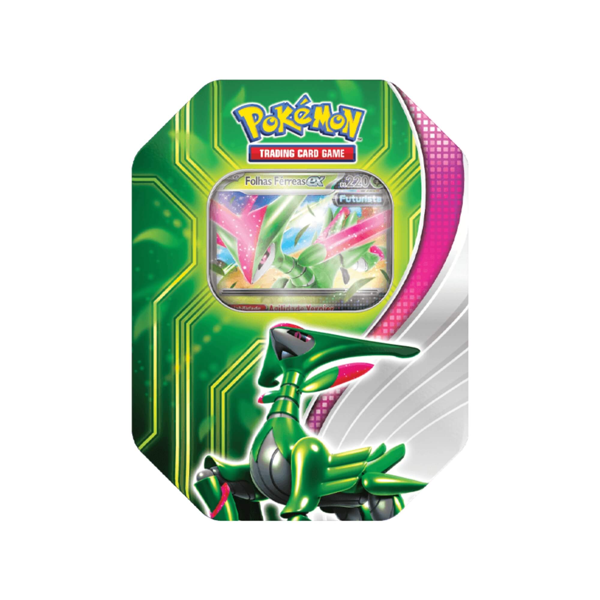 Pokemon Lata Batalha Paradoxal Folhas Férreas Ex Copag - 912396