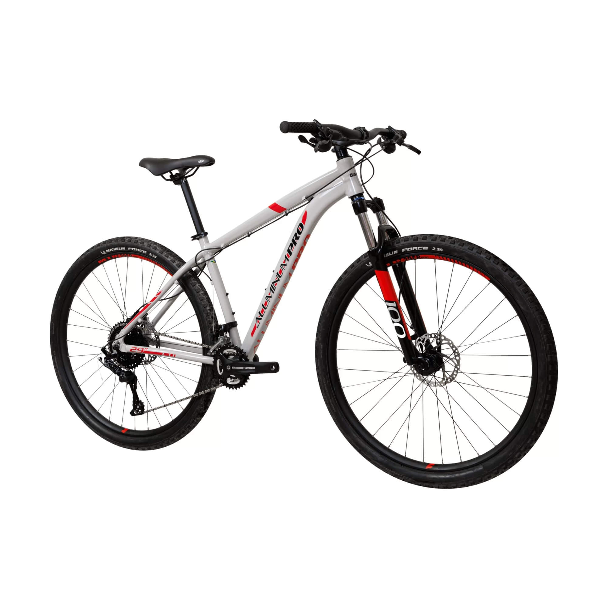 Bicicleta Aluminum Pro Aro 29 TMR29V20 A25 cor Cinza Caloi - 009662.19002