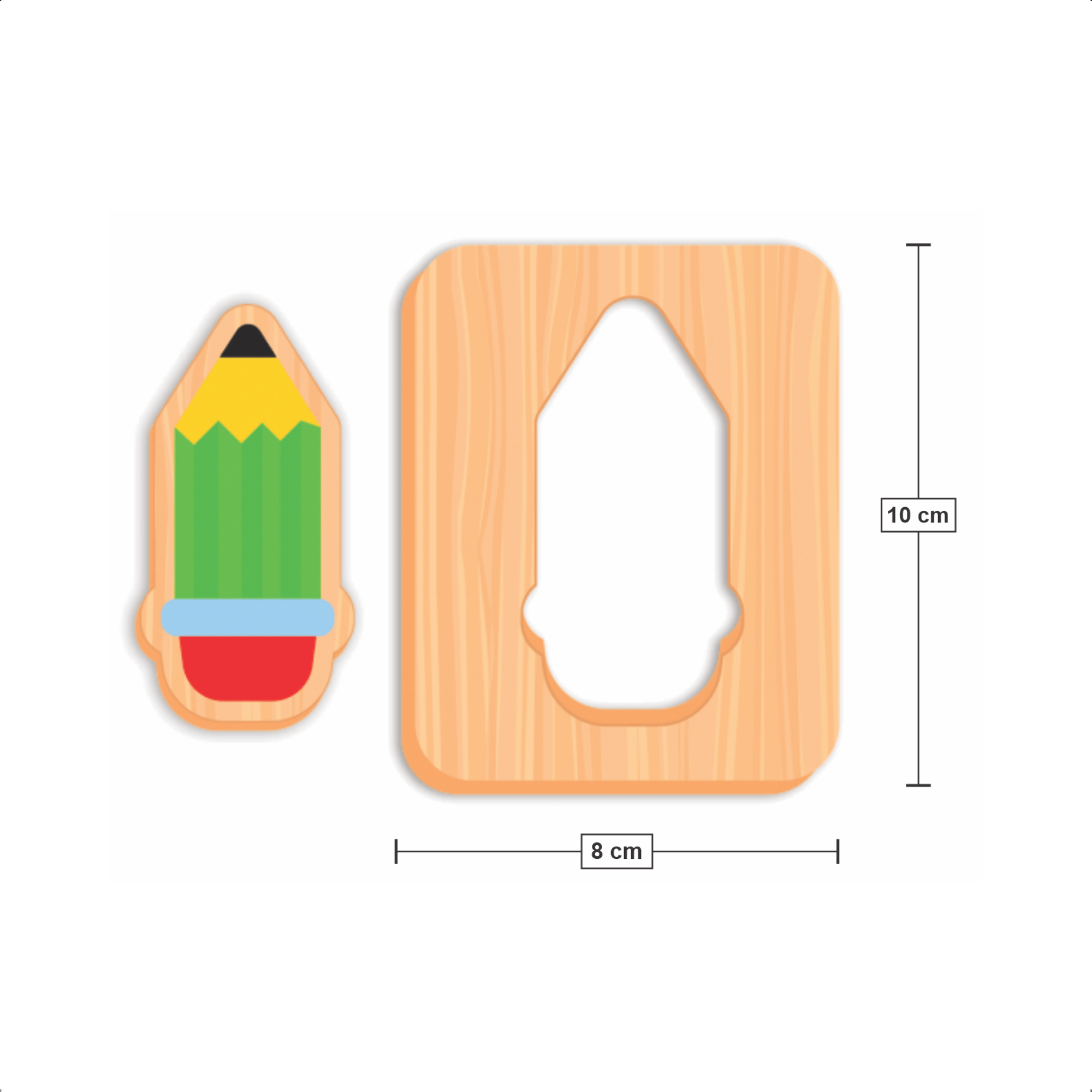 VAR Jogo Infantil Educativo Montessori Unitário Peças em MDF Nig Jogo:Jogo do Tato