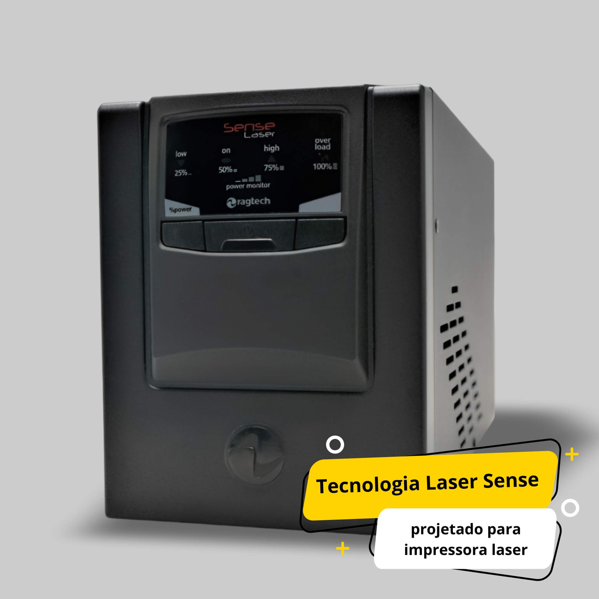 Estabilizador New Sense Laser SE 3200VA Mono/220V 6 Tomadas Ragtech - 20SEL3552