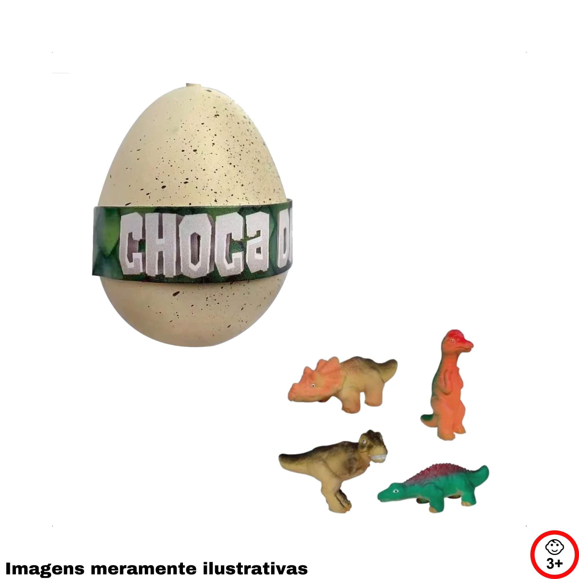 COMP Kit c/ 16 Brinquedos Ovo Choca Dino Dinossauro Cresce Na Água Muita Diversão +3 AN2003 Polibrinq