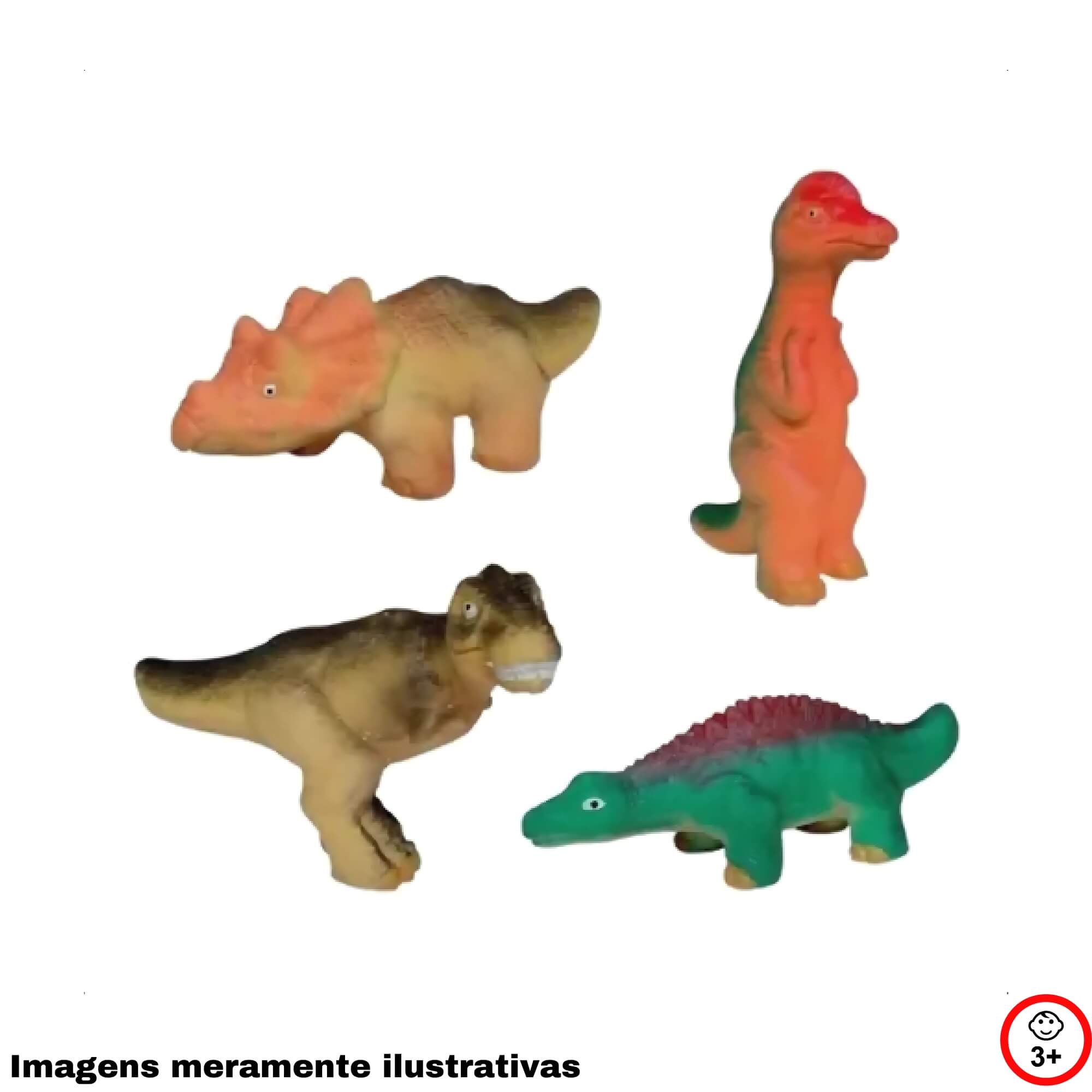 COMP Kit c/ 16 Brinquedos Ovo Choca Dino Dinossauro Cresce Na Água Muita Diversão +3 AN2003 Polibrinq