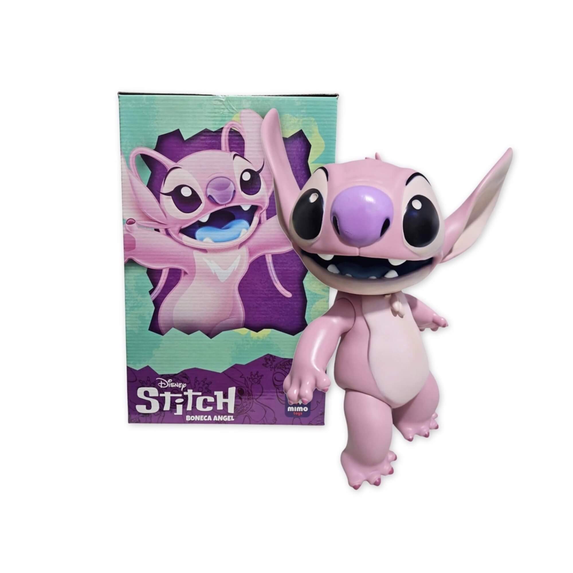 VAR Boneco Gigante Vinil Articulado Unitário 40cm Coleção Lilo & Stitch Disney Mimo Toys Personagem:Angel