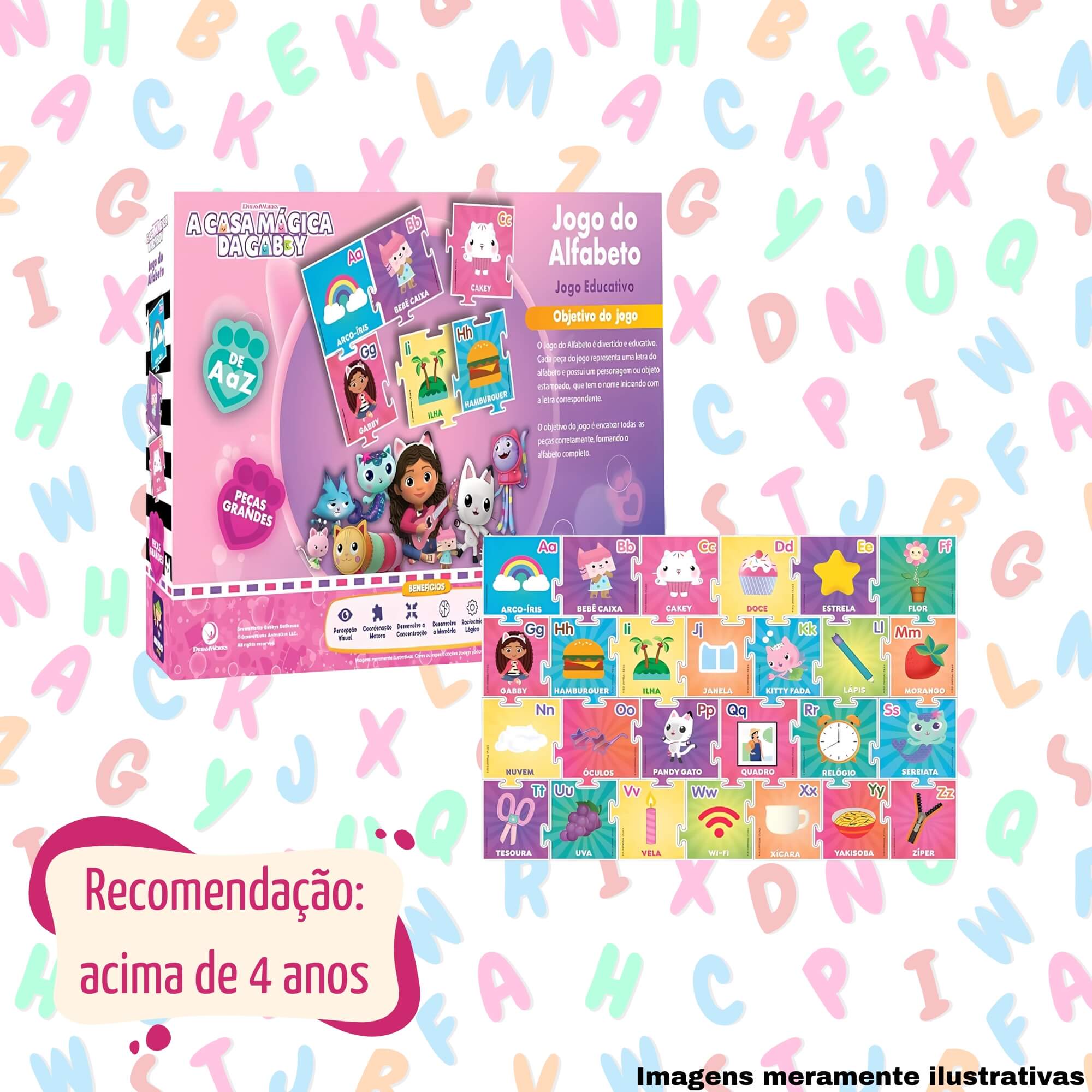 VAR Jogo Educativo Unitário Desenvolvimento Infantil Gabby Mimo Toys