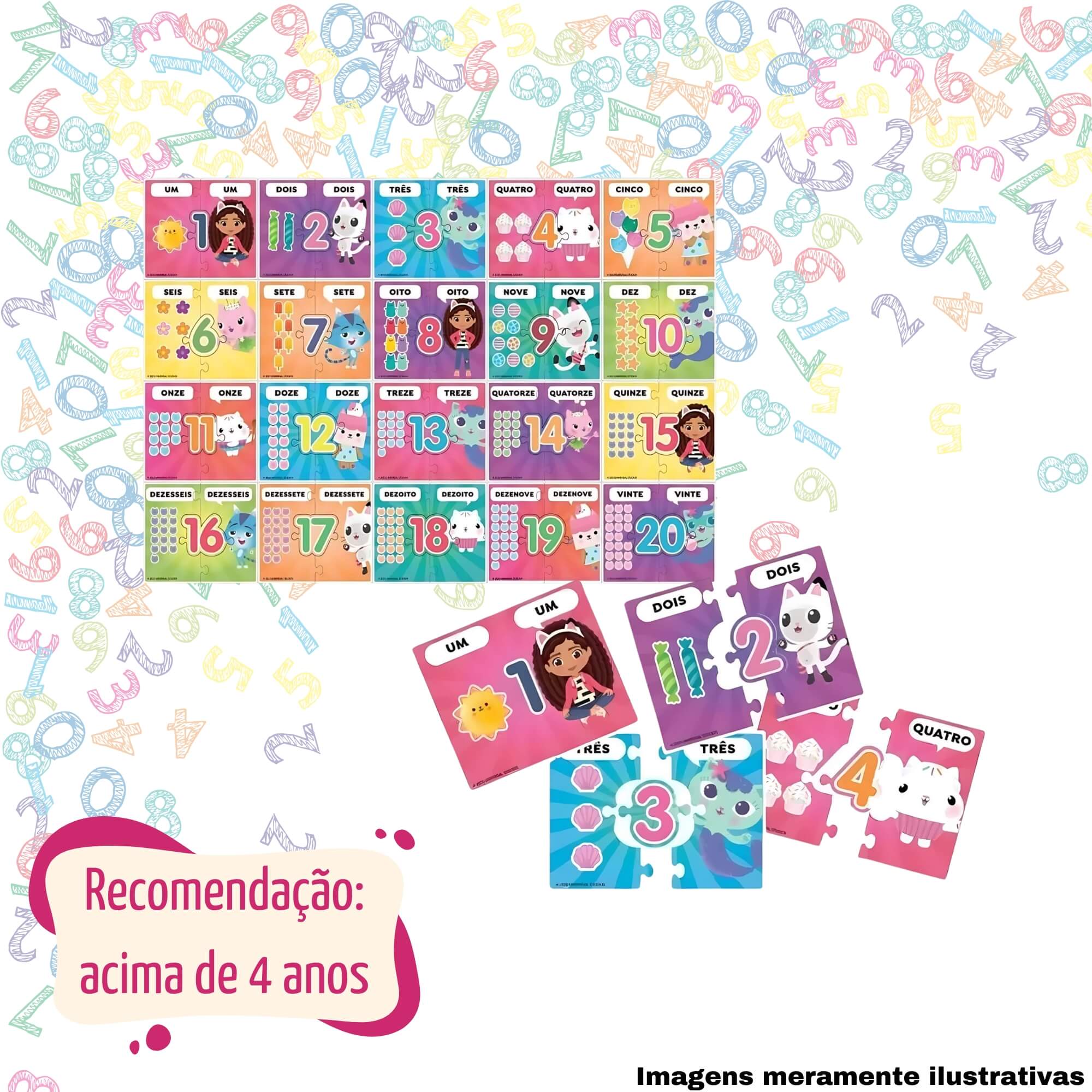 VAR Jogo Educativo Unitário Desenvolvimento Infantil Gabby Mimo Toys