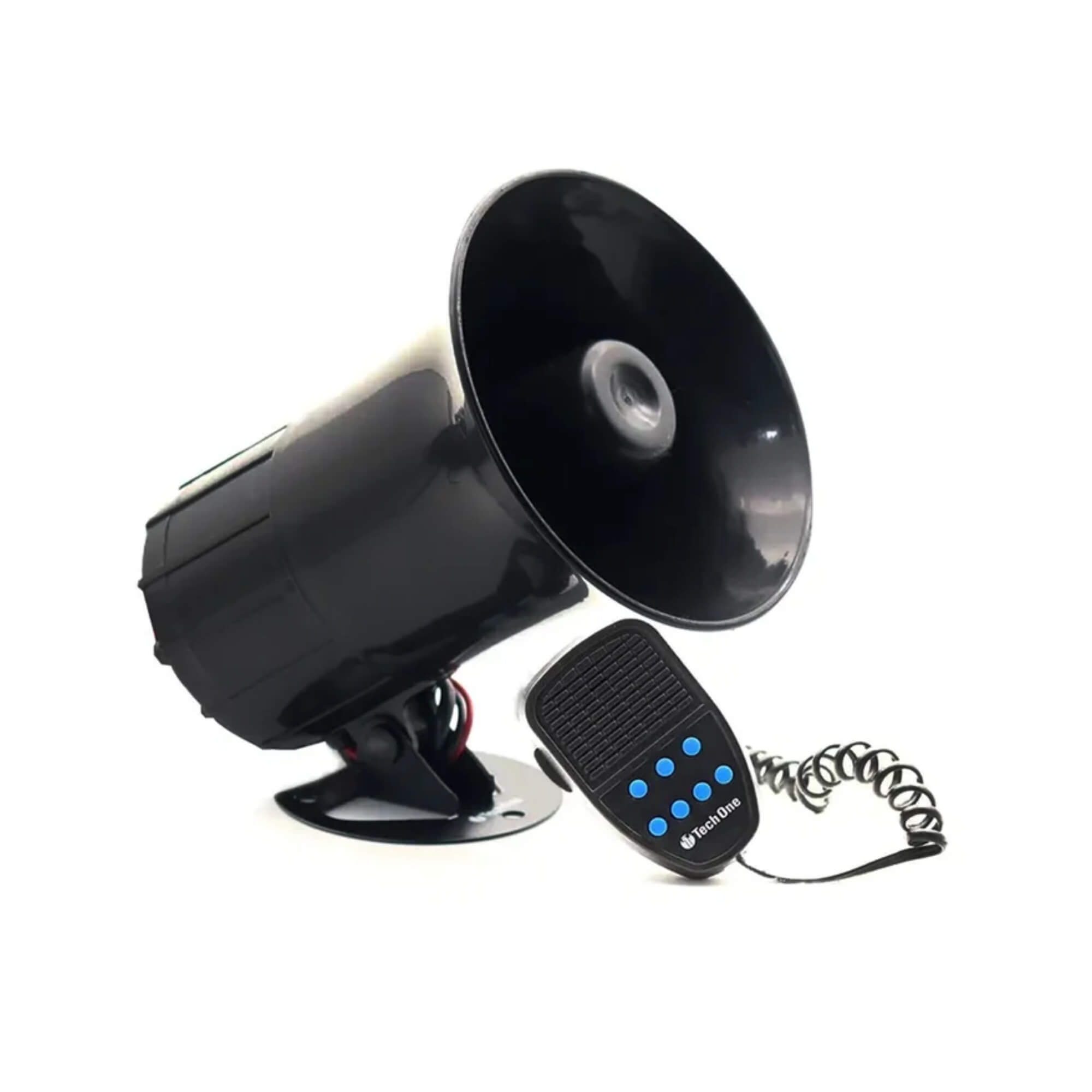 Sirene Alto Falante Ptt 12V Tech One - PW-B-2690