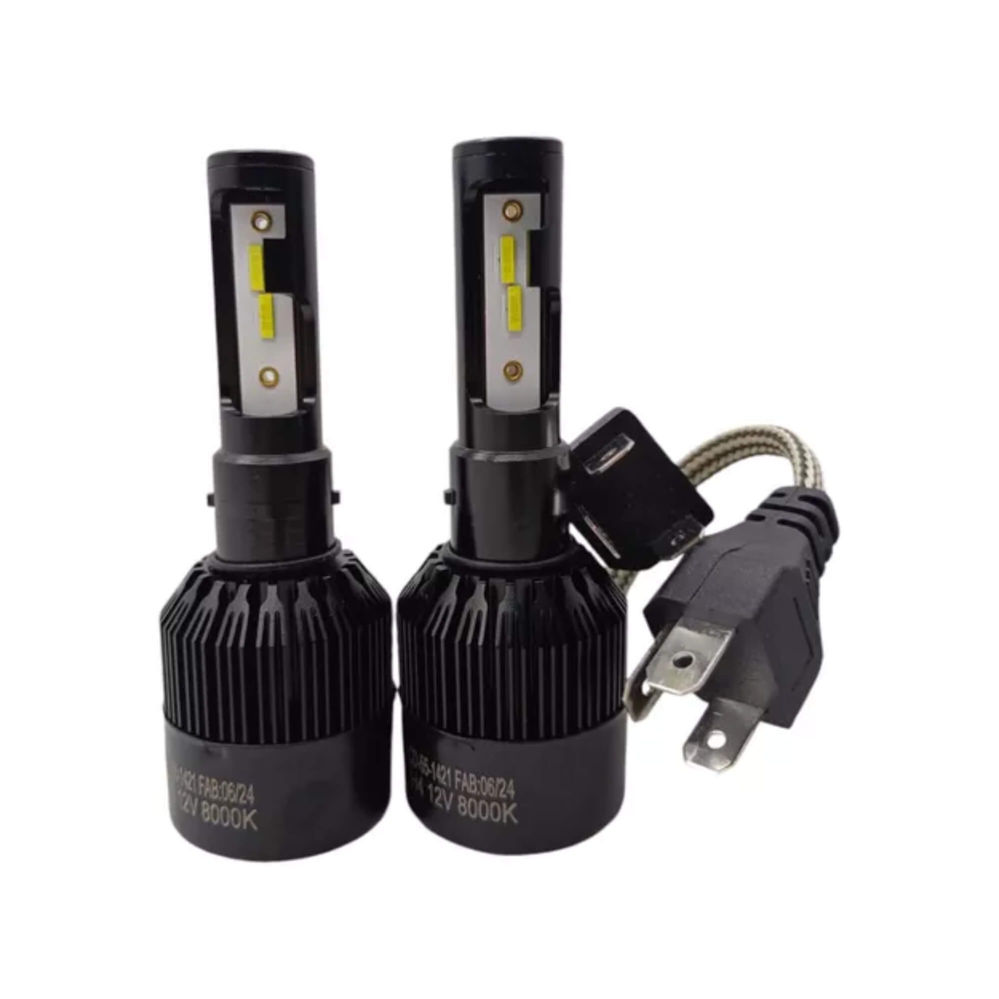 Lâmpada Automotiva Super Led Code 12V CSP H4 8000K com 2 unidades Tech One - KC-F-6128