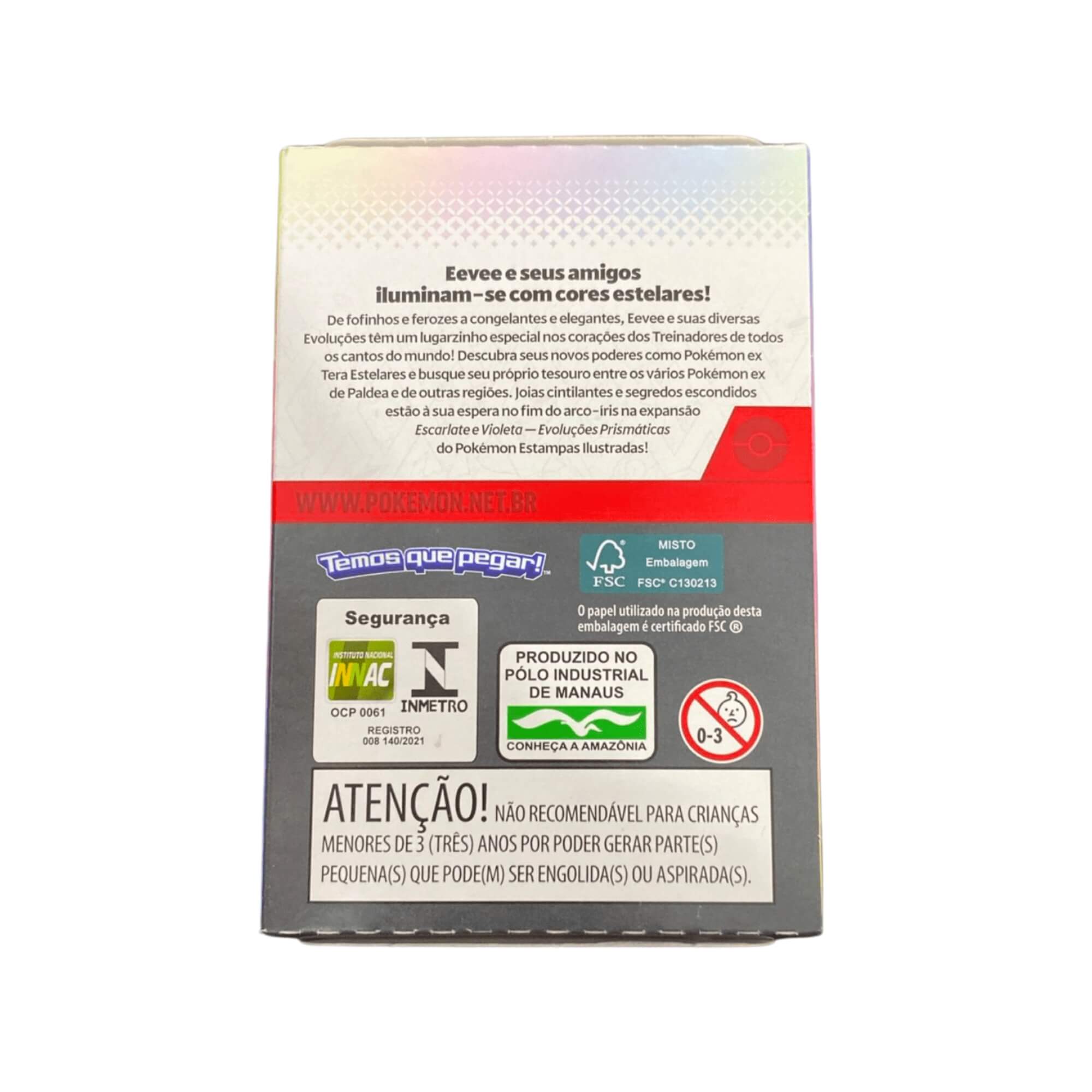 Pokemon Combo de Booster EV 8.5 Evoluções Prismáticas Copag - 35595