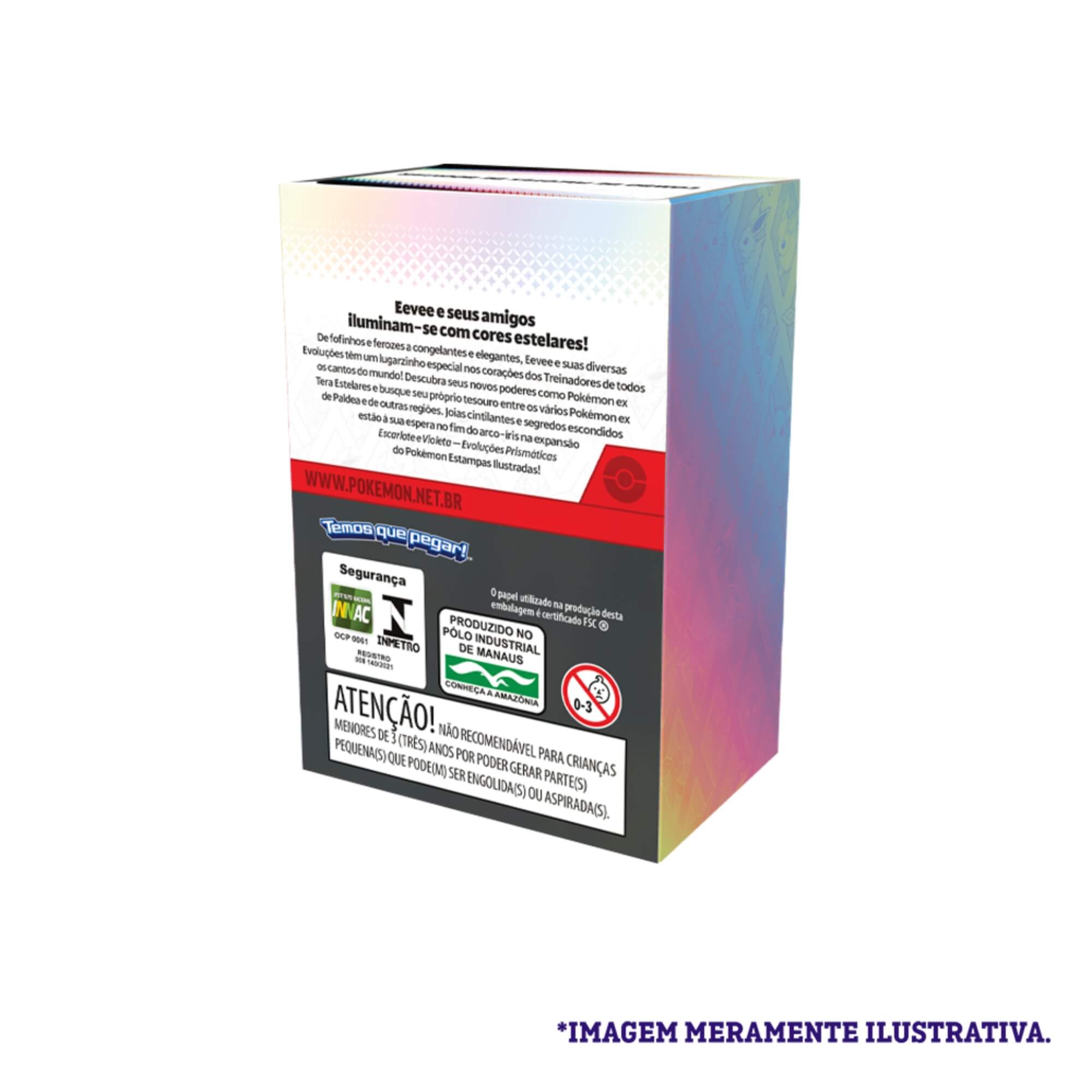 Pokemon Combo de Booster EV 8.5 Evoluções Prismáticas Copag - 35595