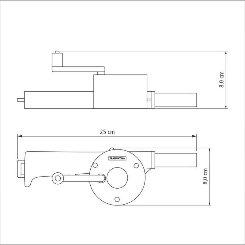 Soprador Manual para Carvão em Polipropileno e Aço Inox Tramontina - 26479101