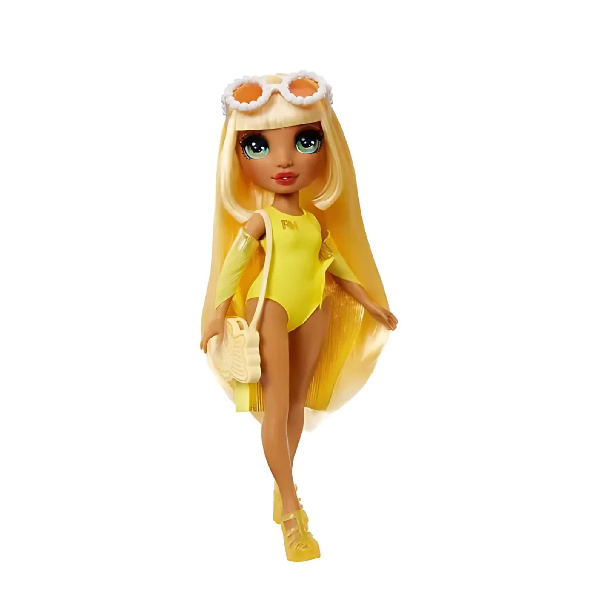 Boneca Rainbow High Swim & Style Sunny 27cm (Amarelo) MGA - 4222507284