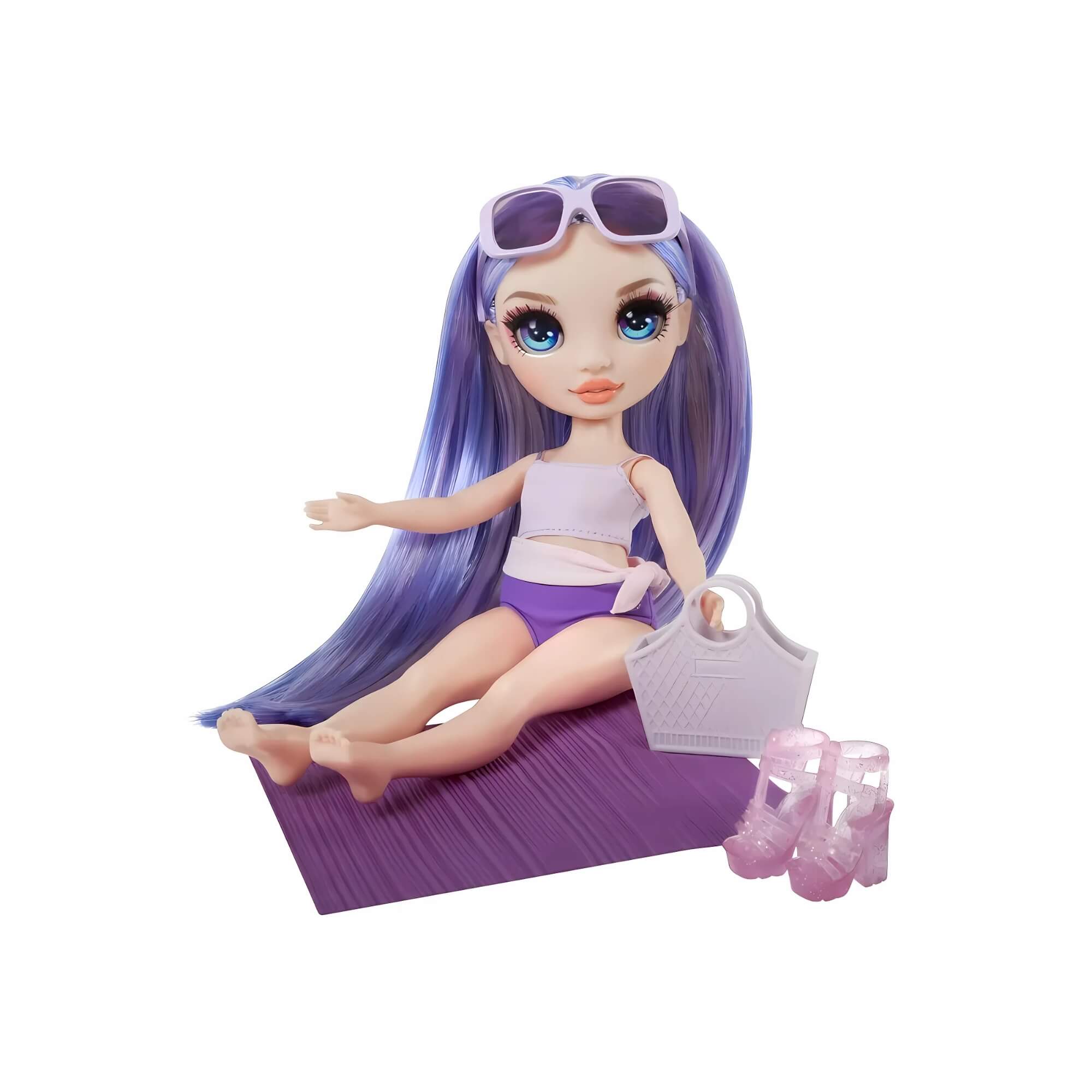 Boneca Rainbow High Swim e Style Violet 27cm (Roxo) MGA - 4222507314