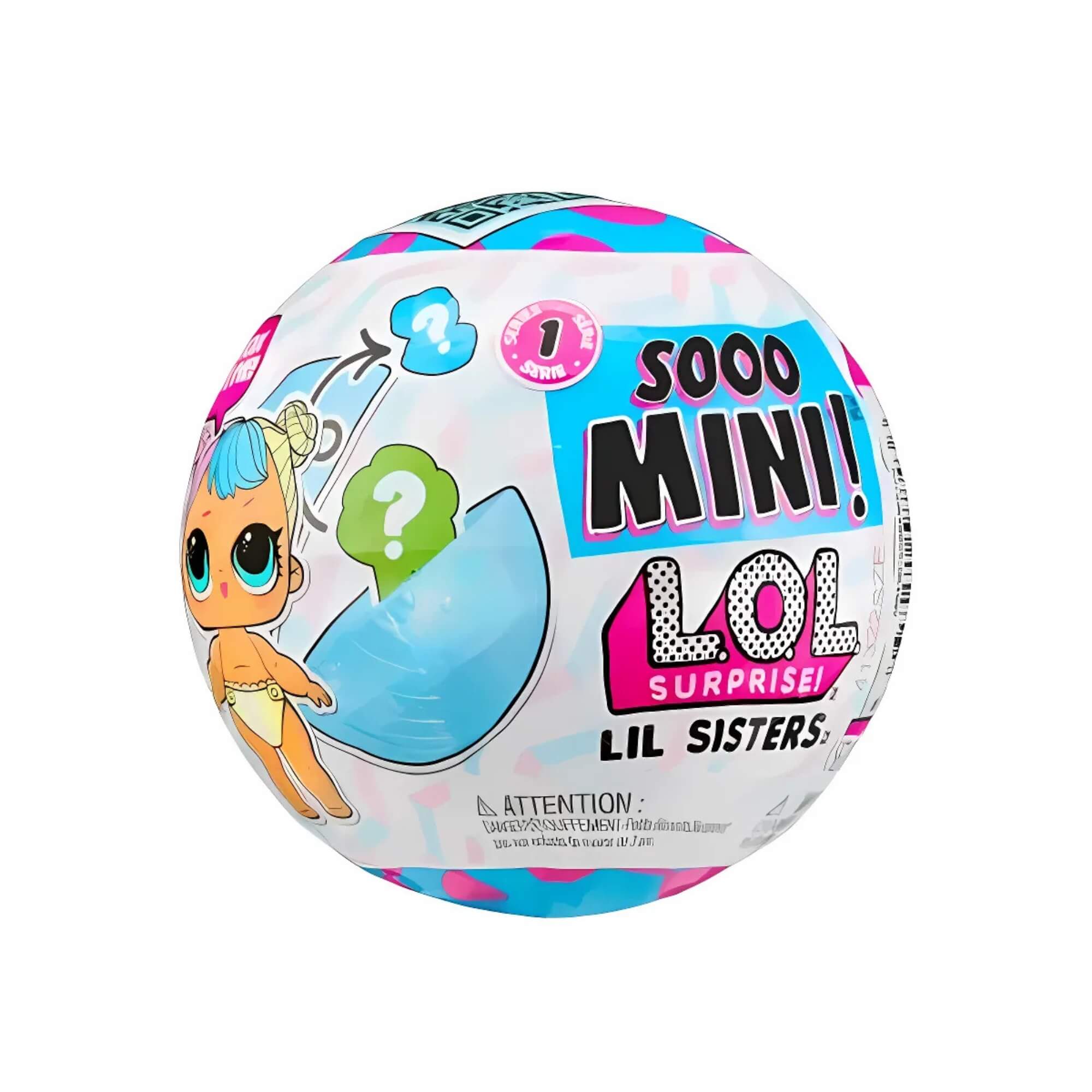 Boneca Sooo Mini! L.O.L. Surprise Lil Sisters Sortida e Unitária MGA - 4222588436