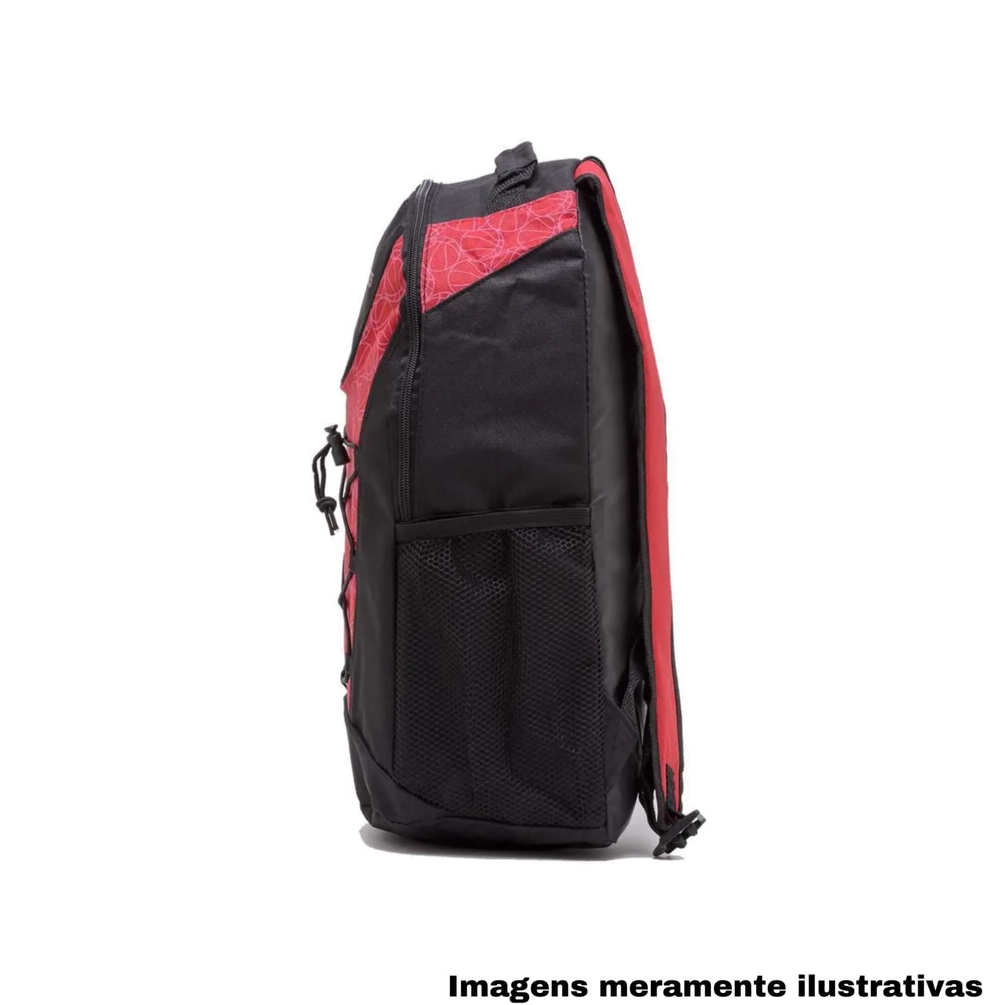 COMP Kit Mochila Bungee Houston Rockets + Lancheira Térmica Bola Houston Rockets Futebol e Magia
