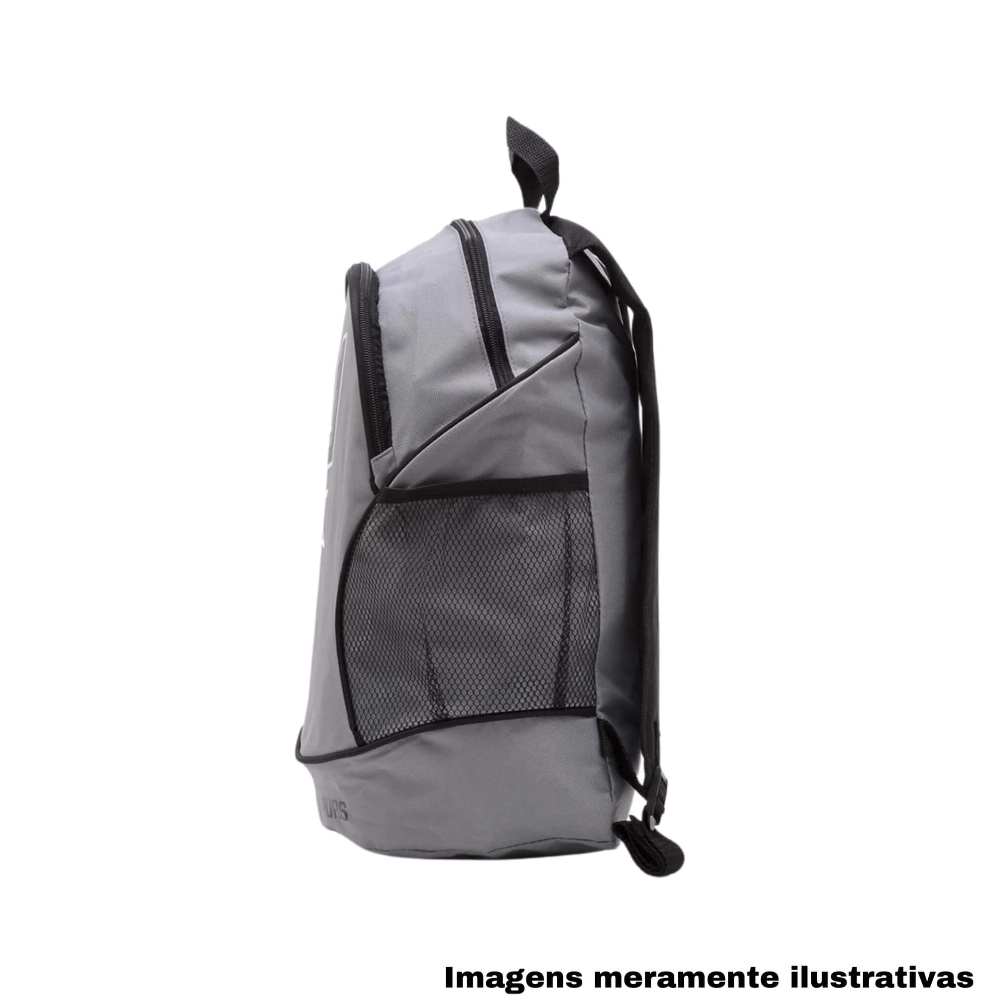 COMP Kit Mochila San Antonio Spurs + Bolsa Lancheira Termica Bola San Antonio Spurs Futebol e Magia