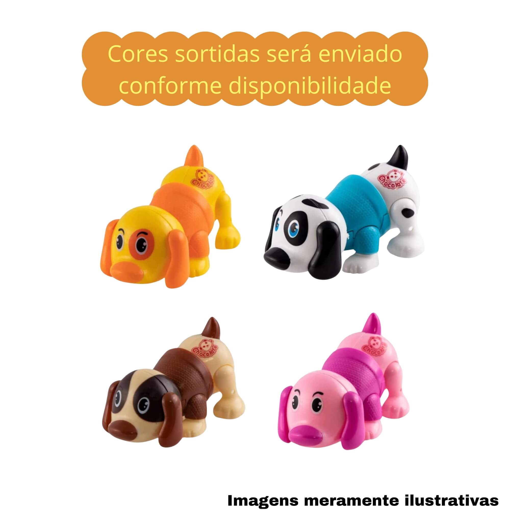 Kit 3 Brinquedos Infantis Sortidos Animais Lembrancinha Festa Presente Aniversário Coloria