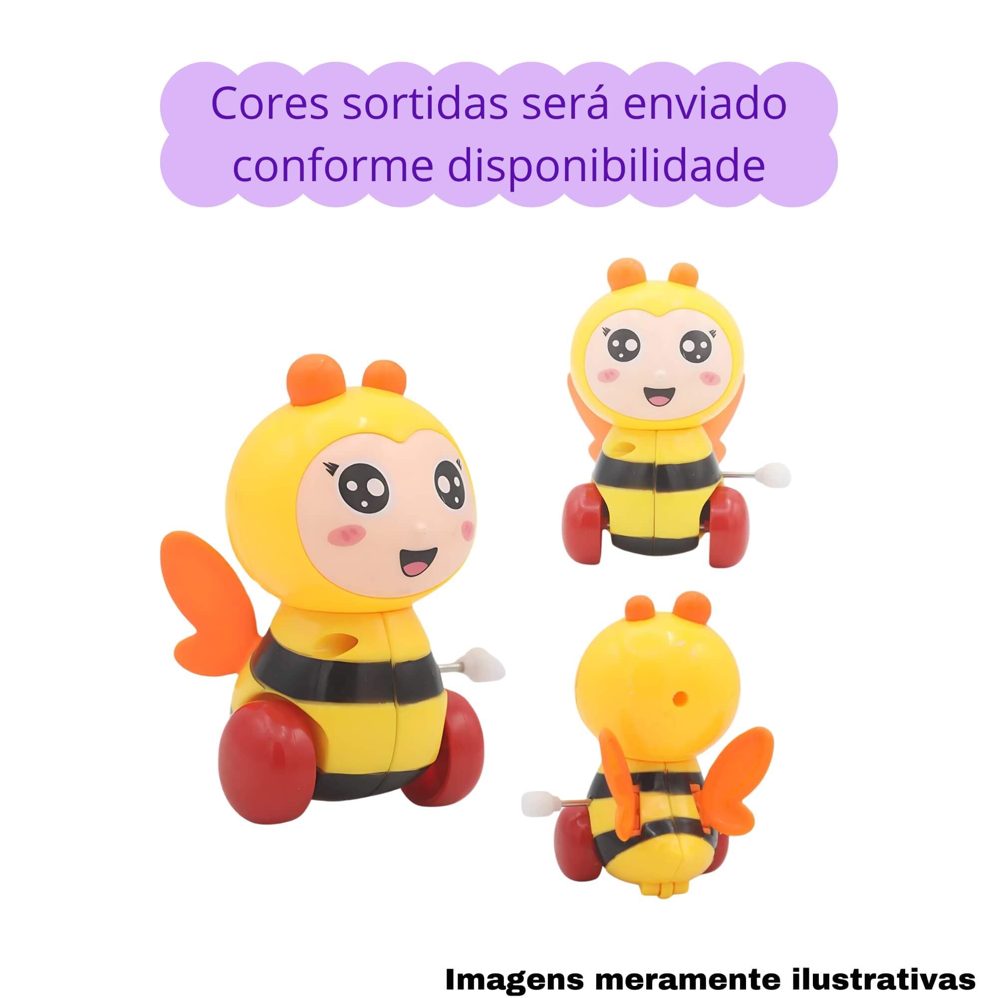 Kit 3 Brinquedos Infantis Sortidos Animais Lembrancinha Festa Presente Aniversário Coloria