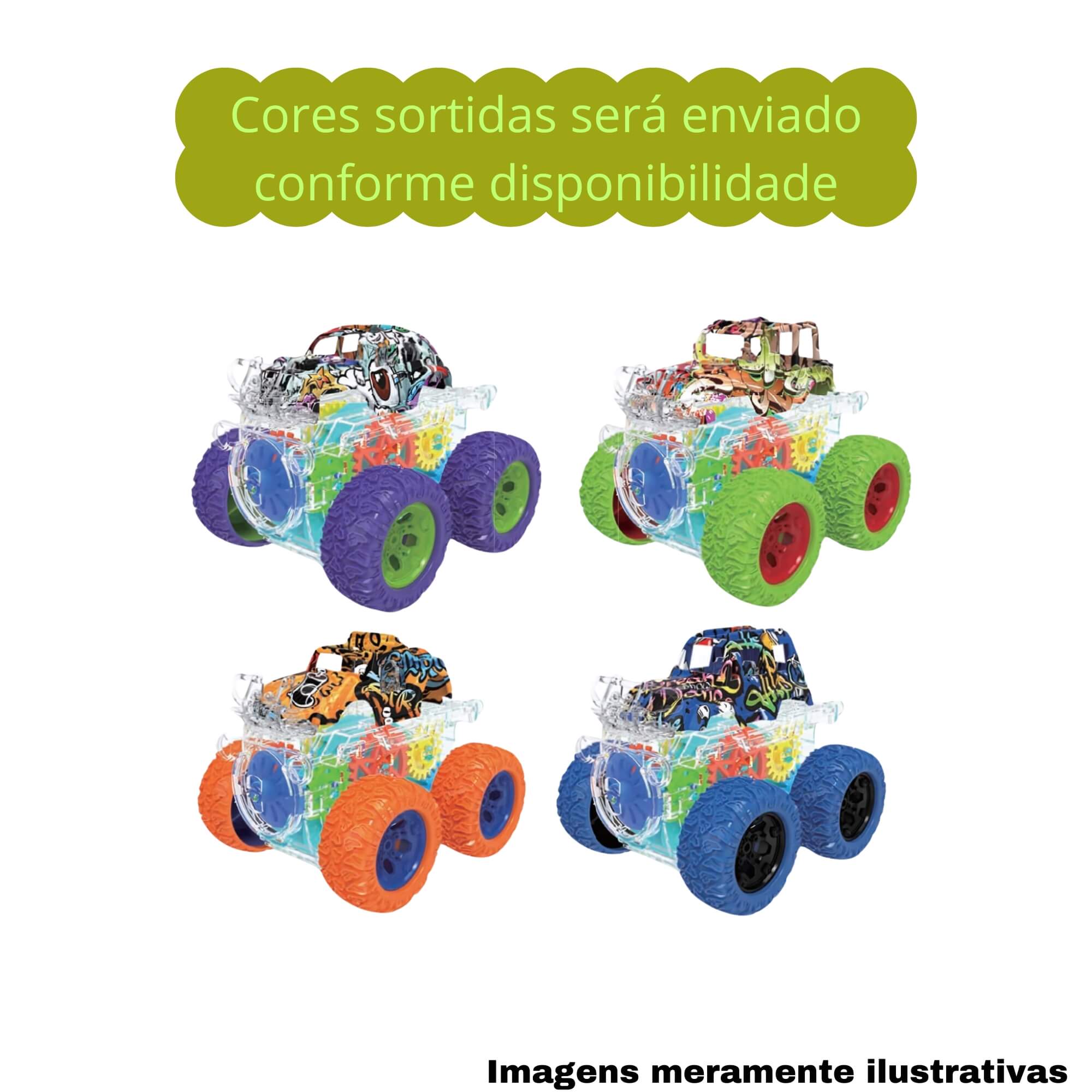 COMP Kit 3 Brinquedos Infantis Sortidos Carrinhos Lembrancinha Festa Presente Aniversário Coloria