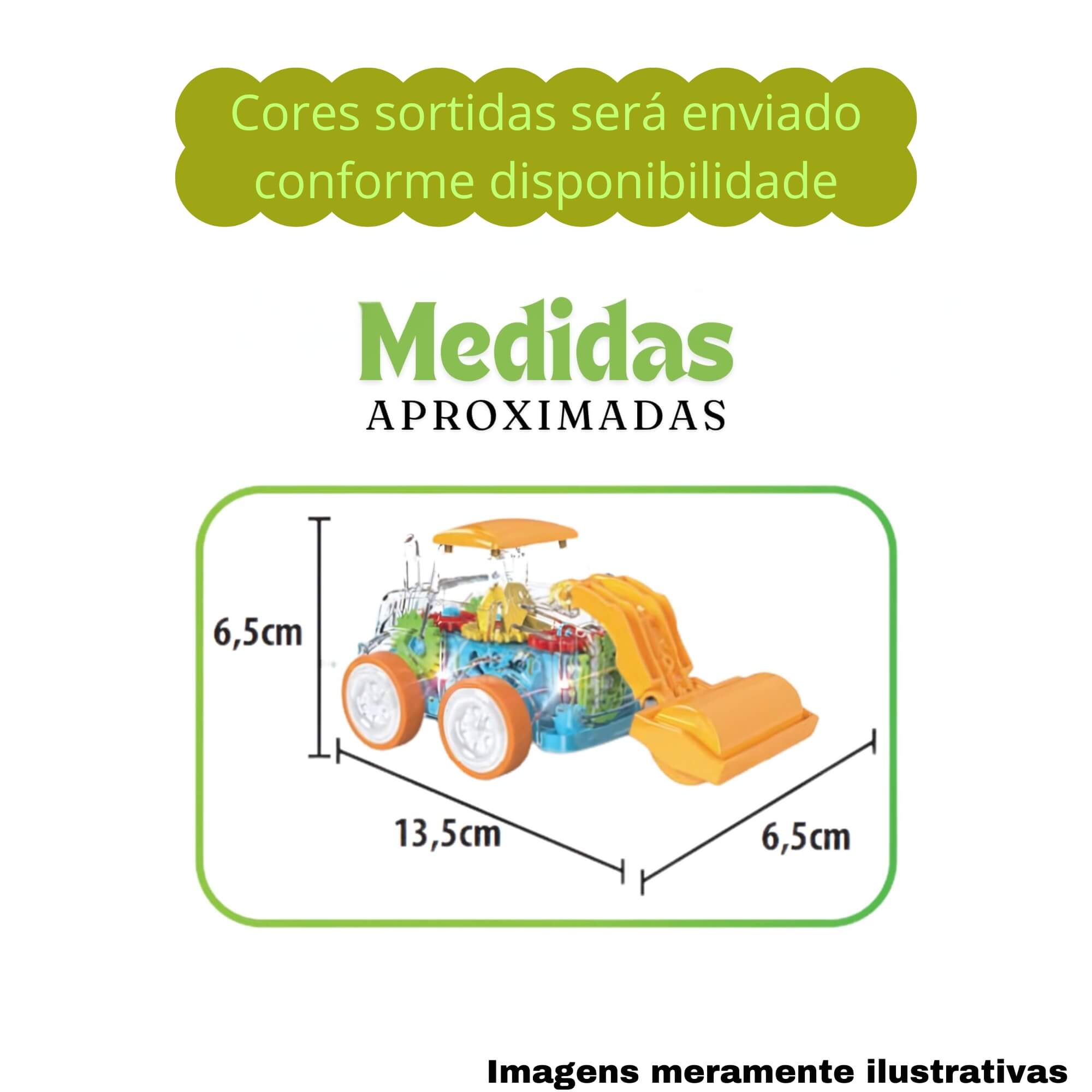 COMP Kit 3 Brinquedos Infantis Sortidos Carrinhos Lembrancinha Festa Presente Aniversário Coloria