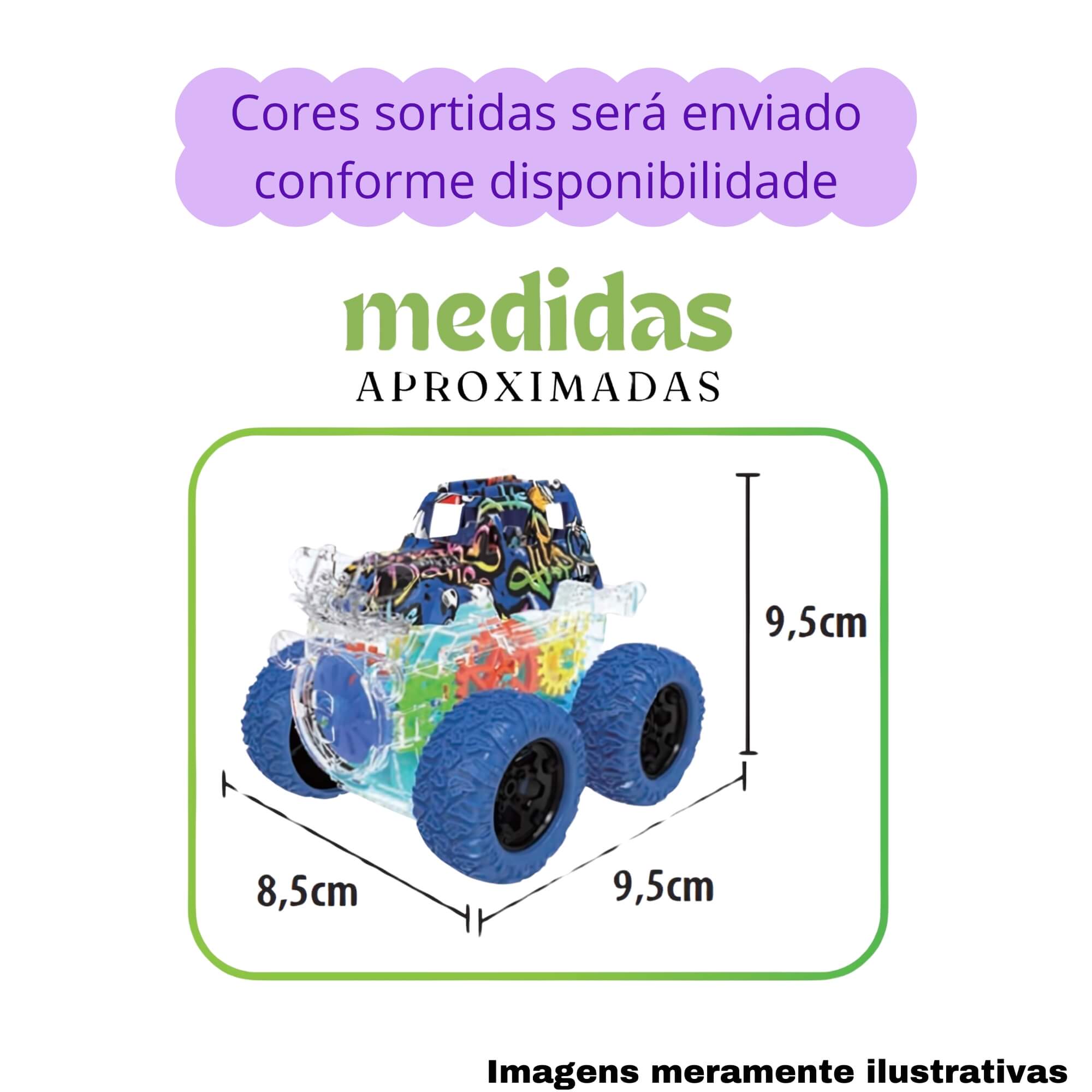 COMP Kit 3 Brinquedos Infantis Sortidos Carrinhos Lembrancinha Festa Presente Aniversário Coloria