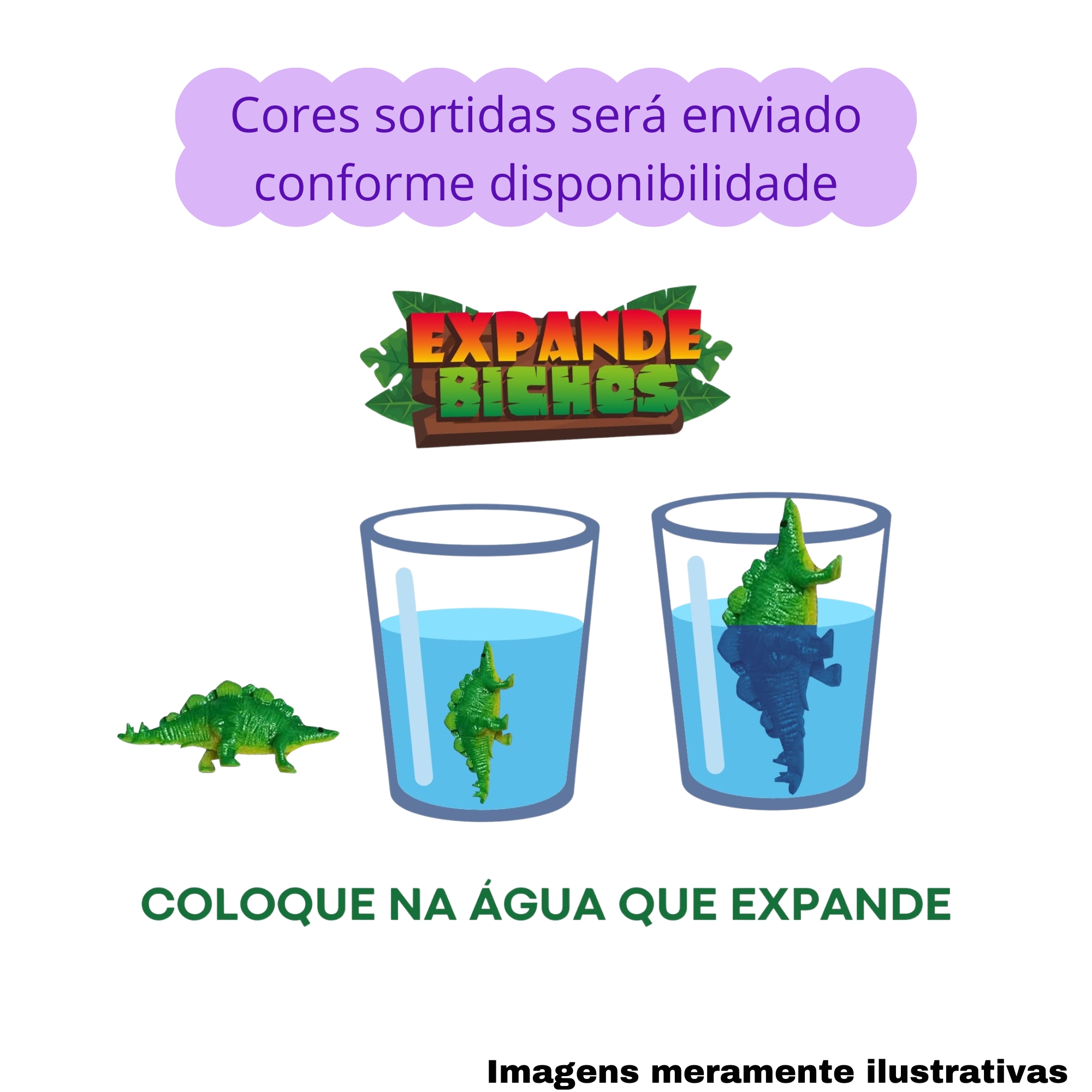 COMP Kit 12 Brinquedos Infantis Dinossauro Sortidos Lembrancinha de Festa Presente Polibrinq