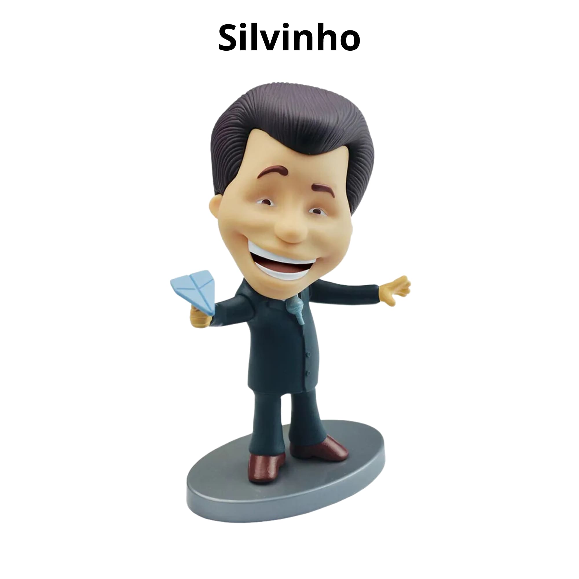 COMP Coleção Fandom Box Silvinho Turista + Silvinho Dourado + Silvio Santos Silvinho Lider