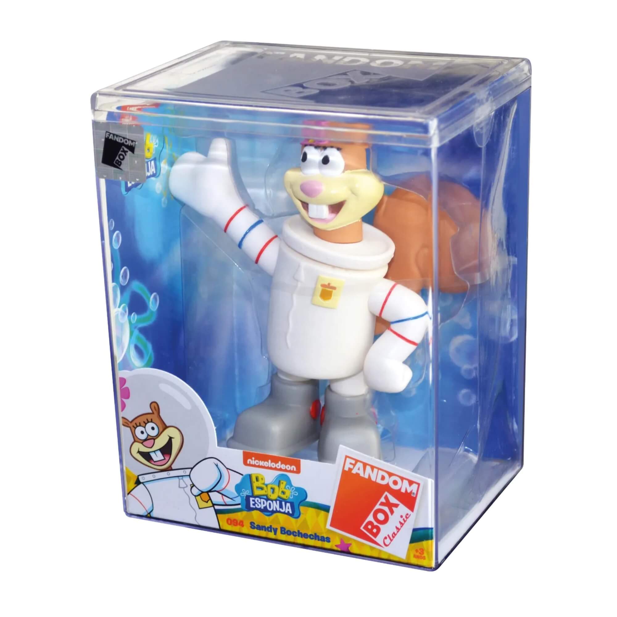 Fandom Box Sandy - Bob Esponja - Boneco Colecionável Material Vinil Atóxico Lider - 3510
