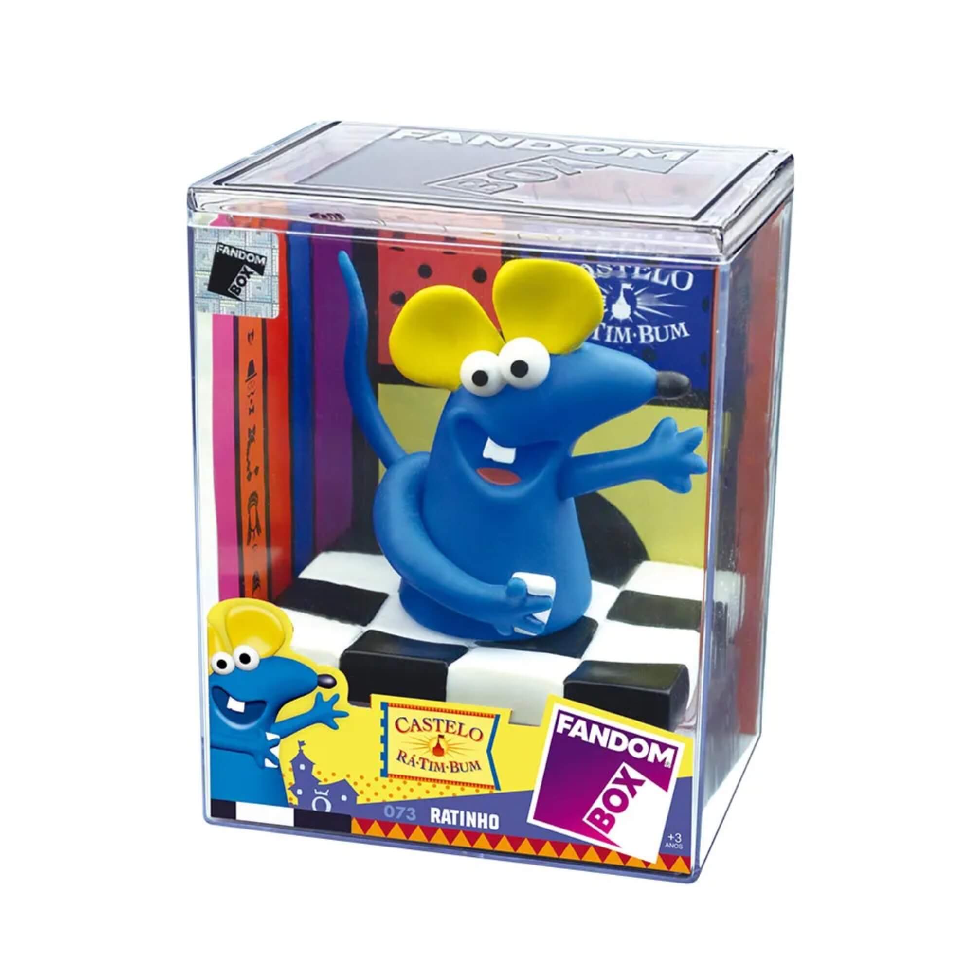 Fandom Box Ratinho Astolfo - Castelo Ra Tim Bum - Boneco Colecionável Vinil Atóxico Lider - 3481