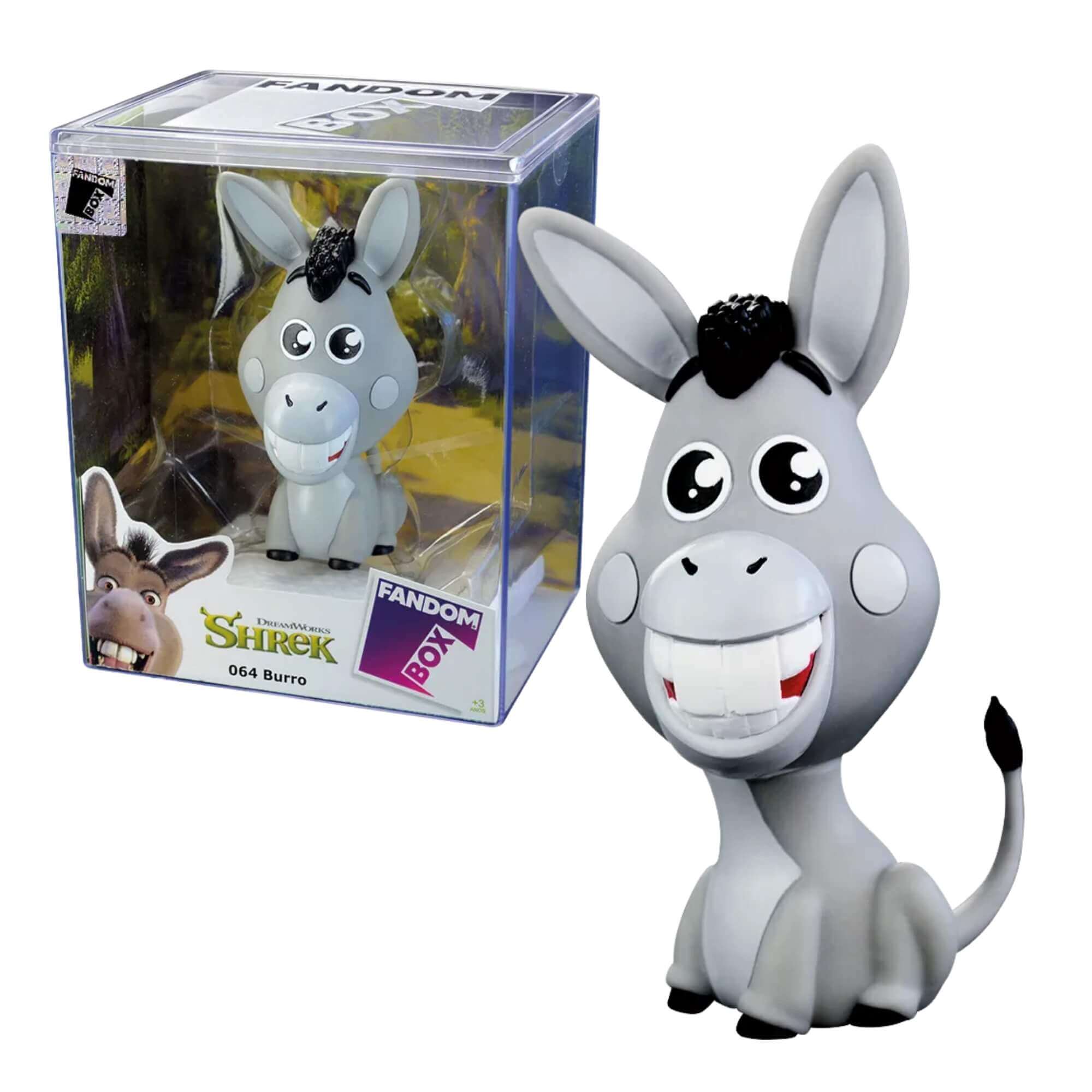 Fandom Box Burro Falante - Shrek - Boneco Colecionável Material Vinil Atóxico Lider - 3479