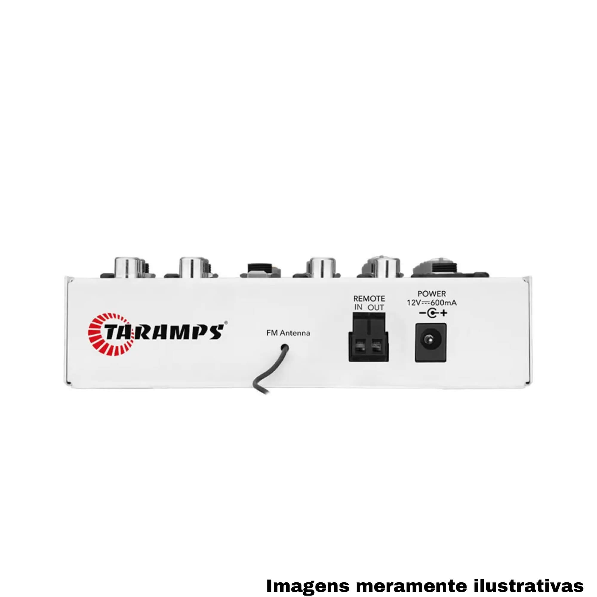 Mesa de Som Automotivo / Som Ambiente T 0302 Player 3 Canais Taramps - 901828