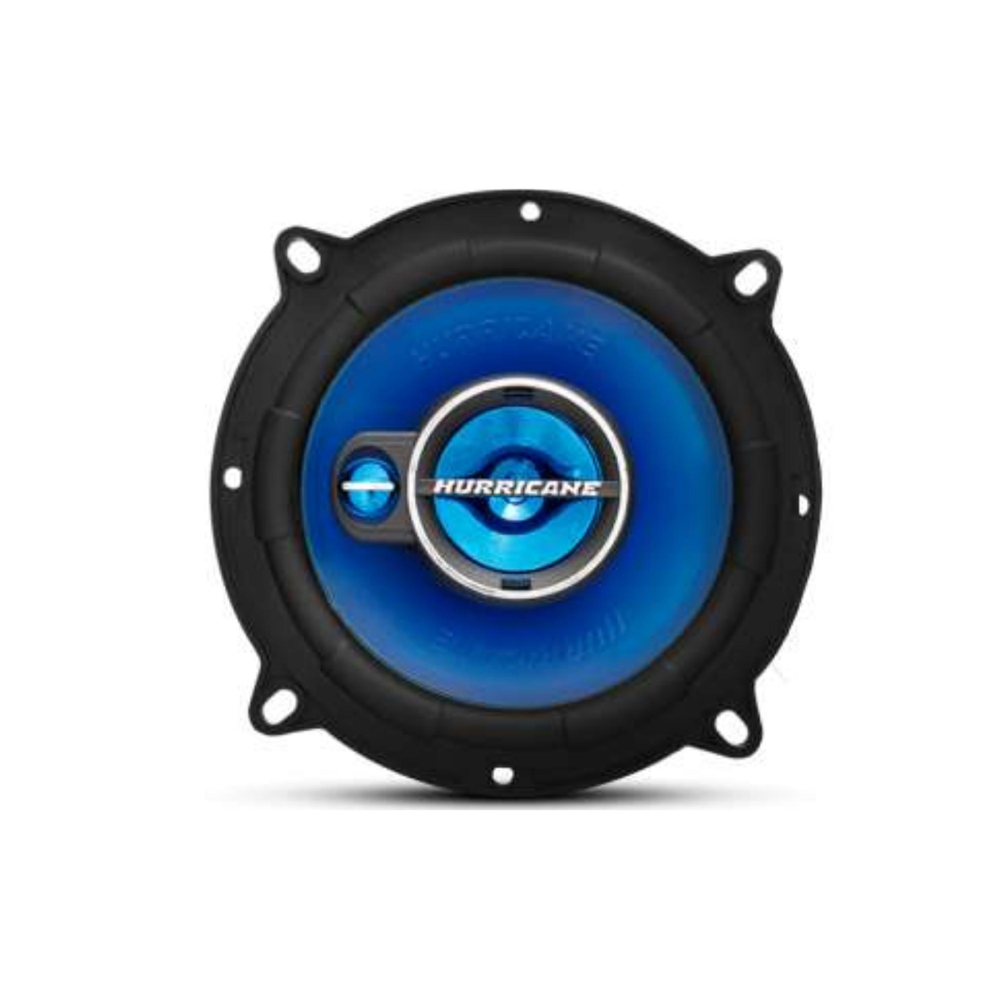 COMP Kit 4 Alto Falante Porta Hurricane 5 Polegadas 200w Triak Cor Azul Hurricane