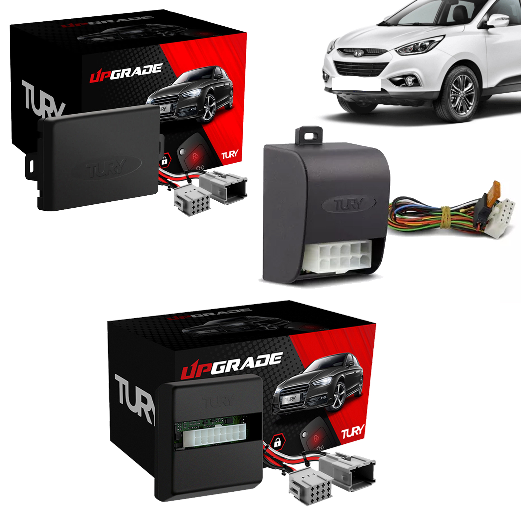COMP Kit Modulo Vidro  + Retrovisor + Speed Lock Sportage de 2010 até 2016  IX-35 a partir de 2010 Descida Automática