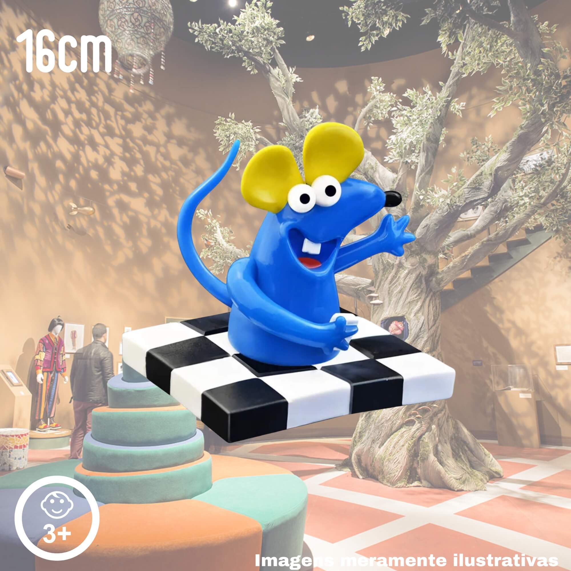COMP Kit Fandom Box Castelo Ra Tim Bum Boneco Miniatura Colecionável 16cm Vinil Atóxico Lider - 3484