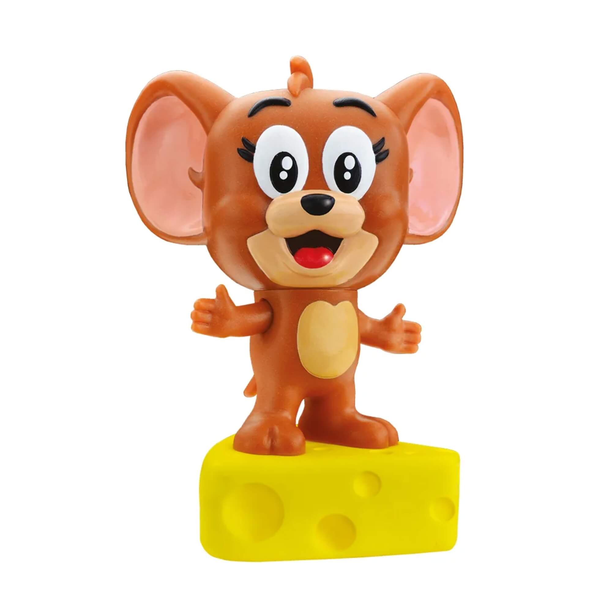 VAR Unidade Fandom box Tom e Jerry Boneco Miniatura Colecionável 16cm Vinil Atóxico Lider - 3476 Personagem:Jerry