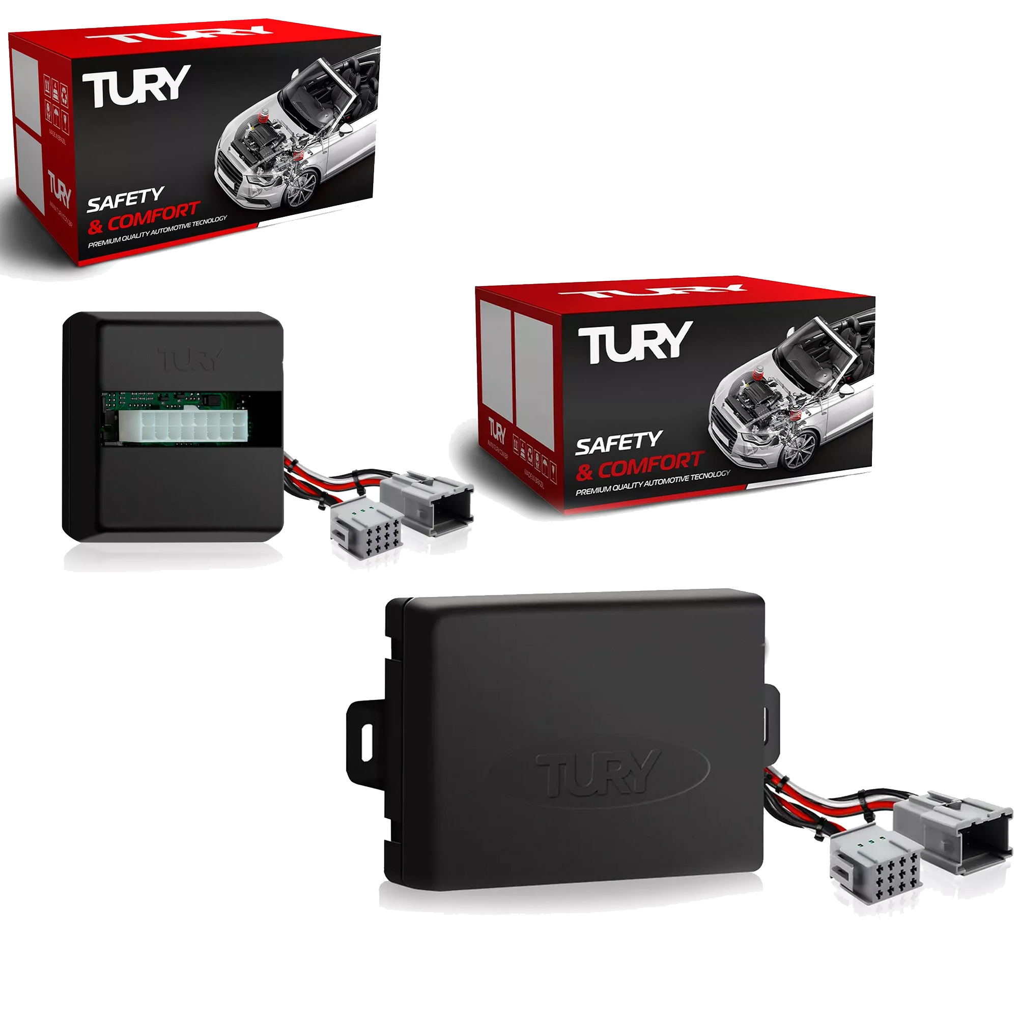 Comp Kit automação i30 2013 até 2018 - Vidro elétrico - retrovisor eletricos + Tilt Down Tury