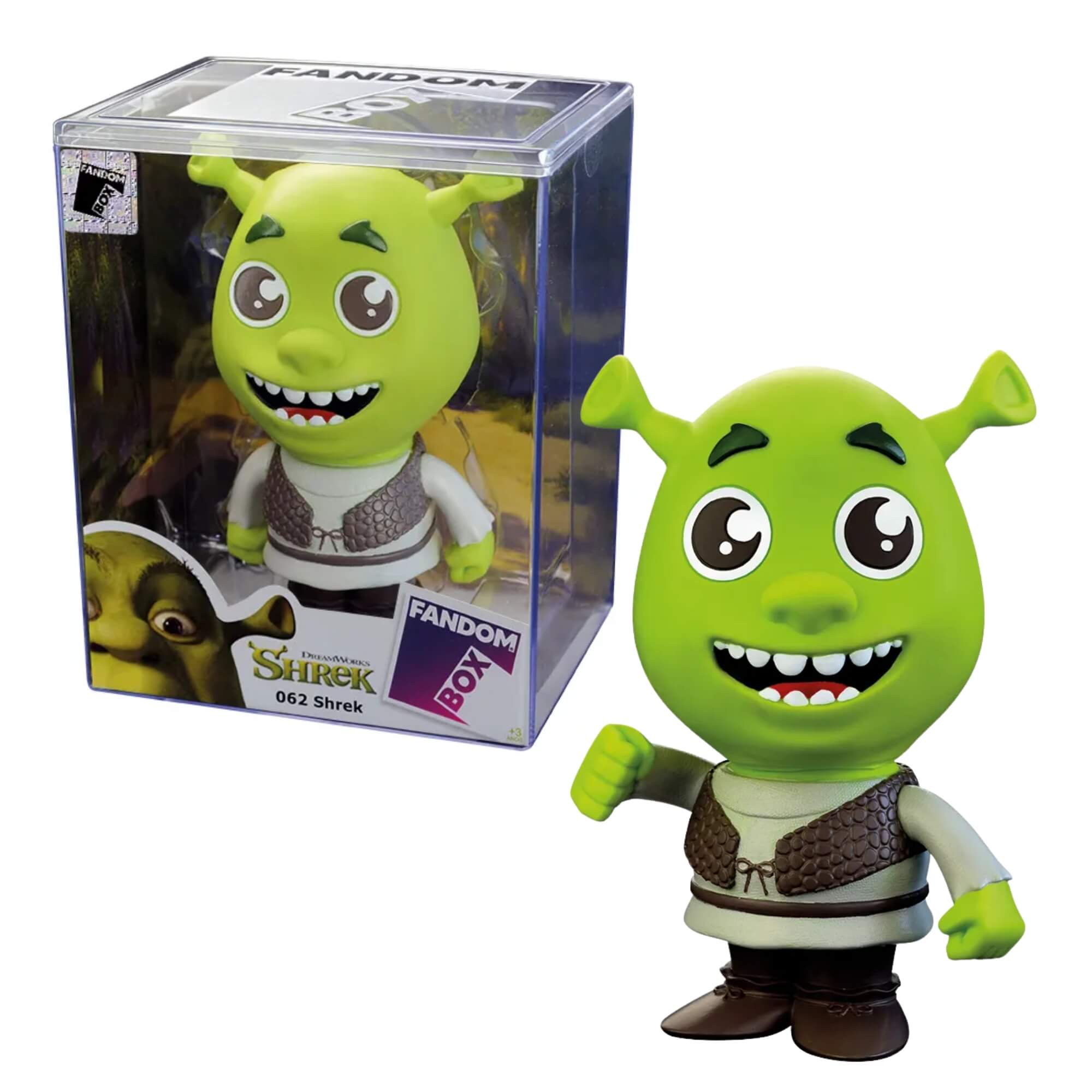 VAR Unidade Fandom Box Shrek Miniatura Boneco Colecionável 16cm Material Vinil Atóxico Lider - 3479 Personagem:Shrek