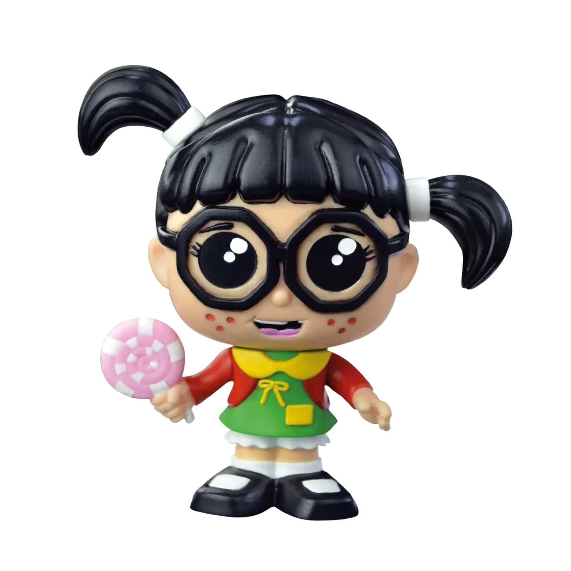 VAR Unidade Fandom Turma do Chaves Miniatura Boneco Colecionável 16cm Vinil Atóxico Lider - 3492 Personagem:Chiquinha